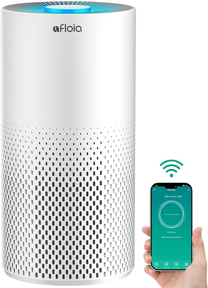 Afloia Smart Air Purifier for Home Large Rooms Bedroom, Up to 1,076 sq ft