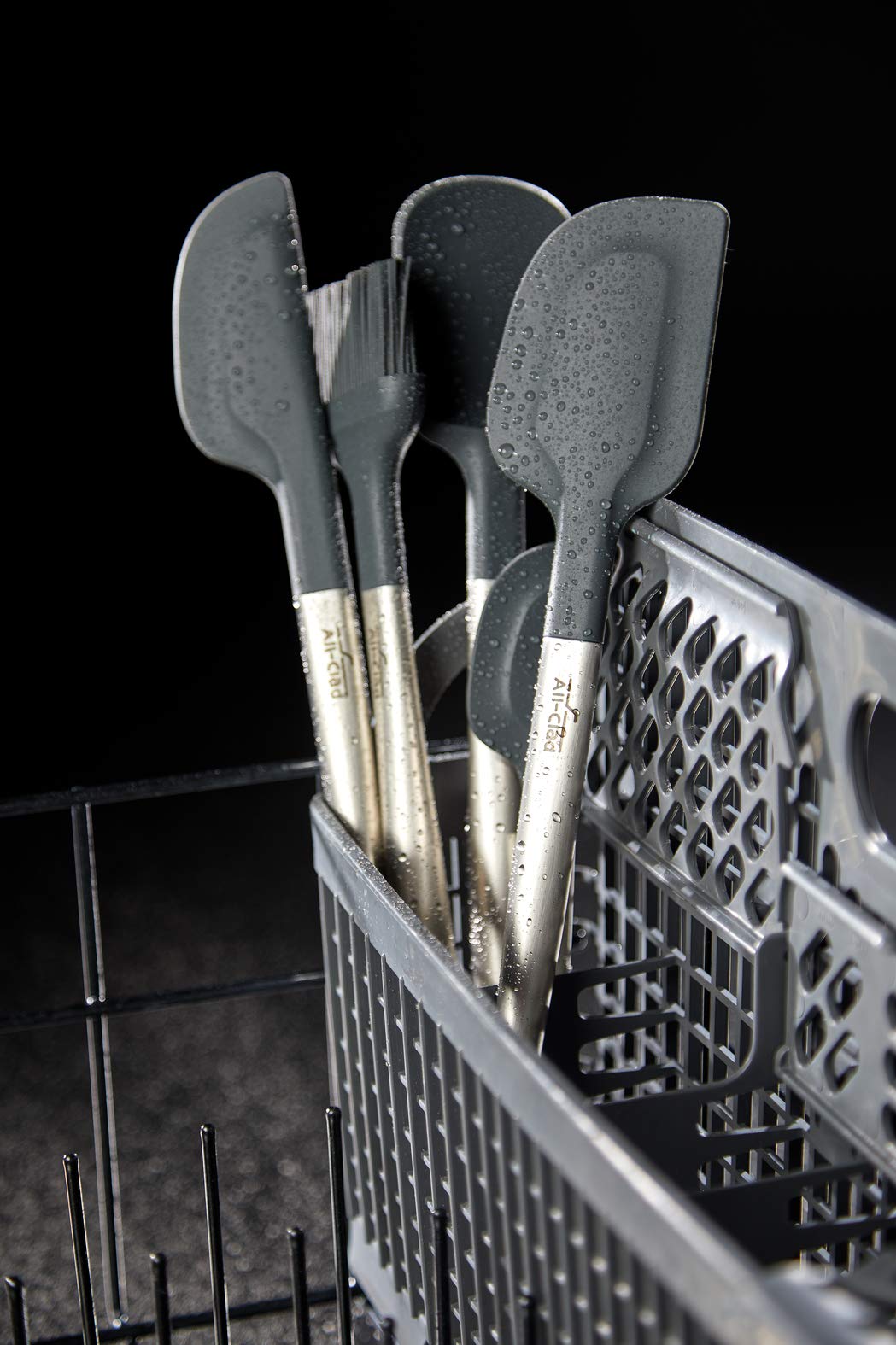All-Clad Specialty Silicone Kitchen Gadgets Pastry Brush Kitchen Tools, Kitchen Hacks Silver