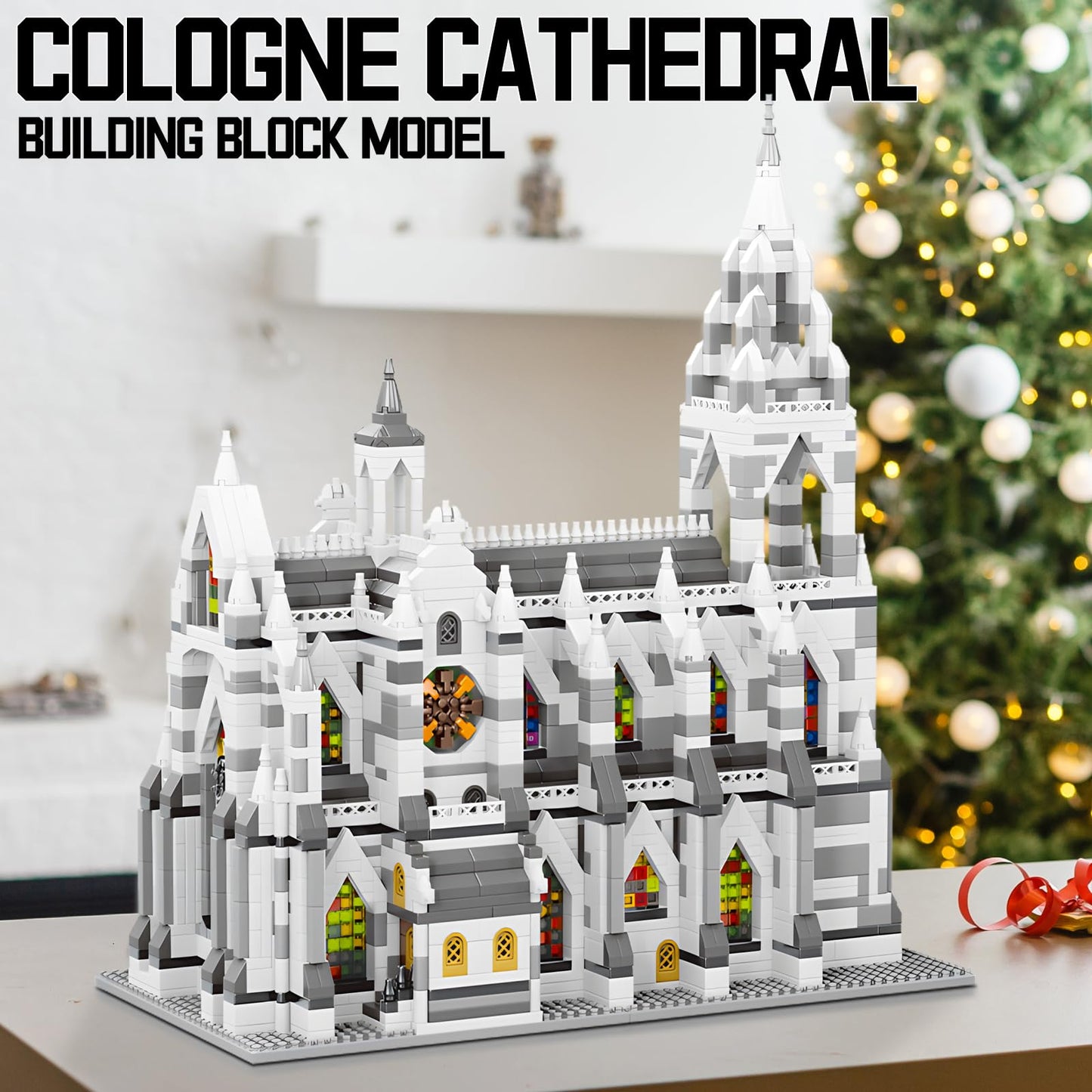 YCJZXMS Miniature Building Blocks Cologne Cathedral Model Set (3598 Pieces) - Building Toys, Suitable for Children and Adults as Gifts