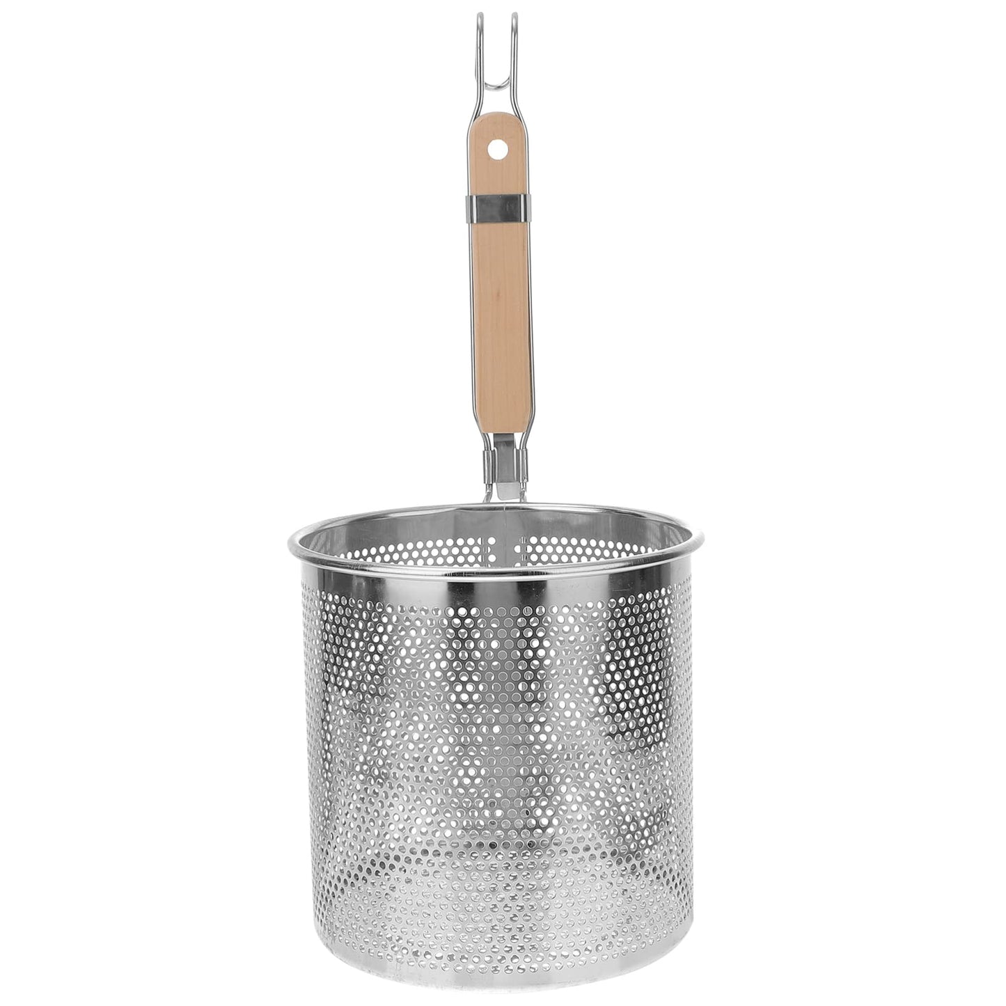 1pc Stainless Steel Filter Spoon Handle Colander Practical Cookware Strainer Kitchen Cookware Noodle Colander Stainless Steel Cooking Tool Kitchen Supply