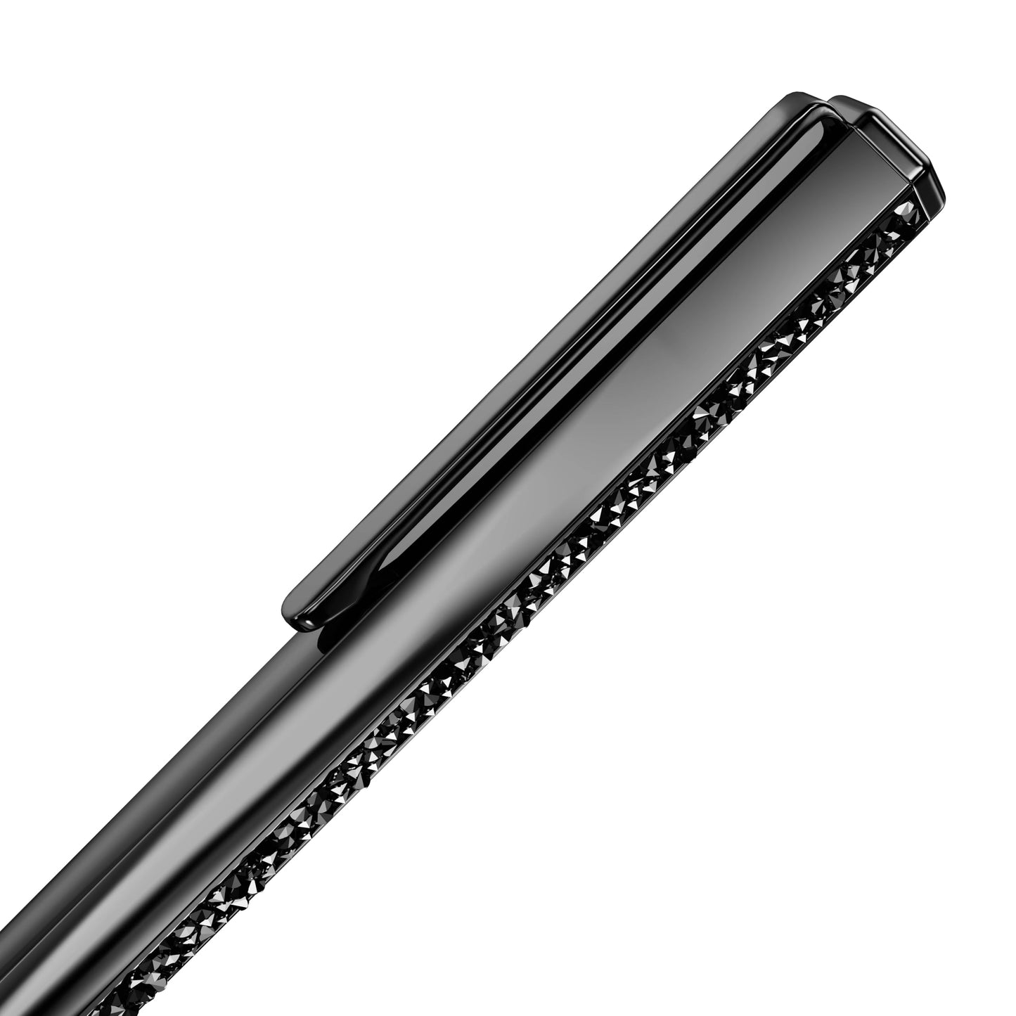 Swarovski Crystal Shimmer Ballpoint Pen, Black, Black Lacquer