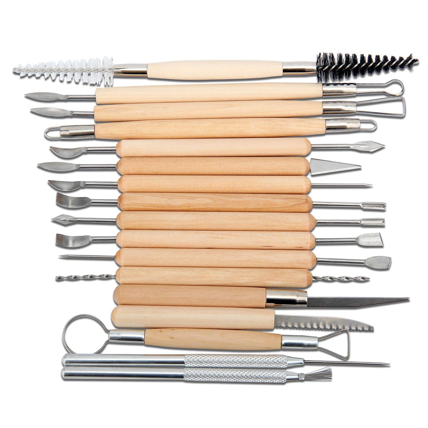 Blisstime 42pcs Pottery Tools, Clay Sculpting Tool Kit Air Dry Clay Tools, Clay Kit for Pottery Wheel, DIY Arts and Crafts