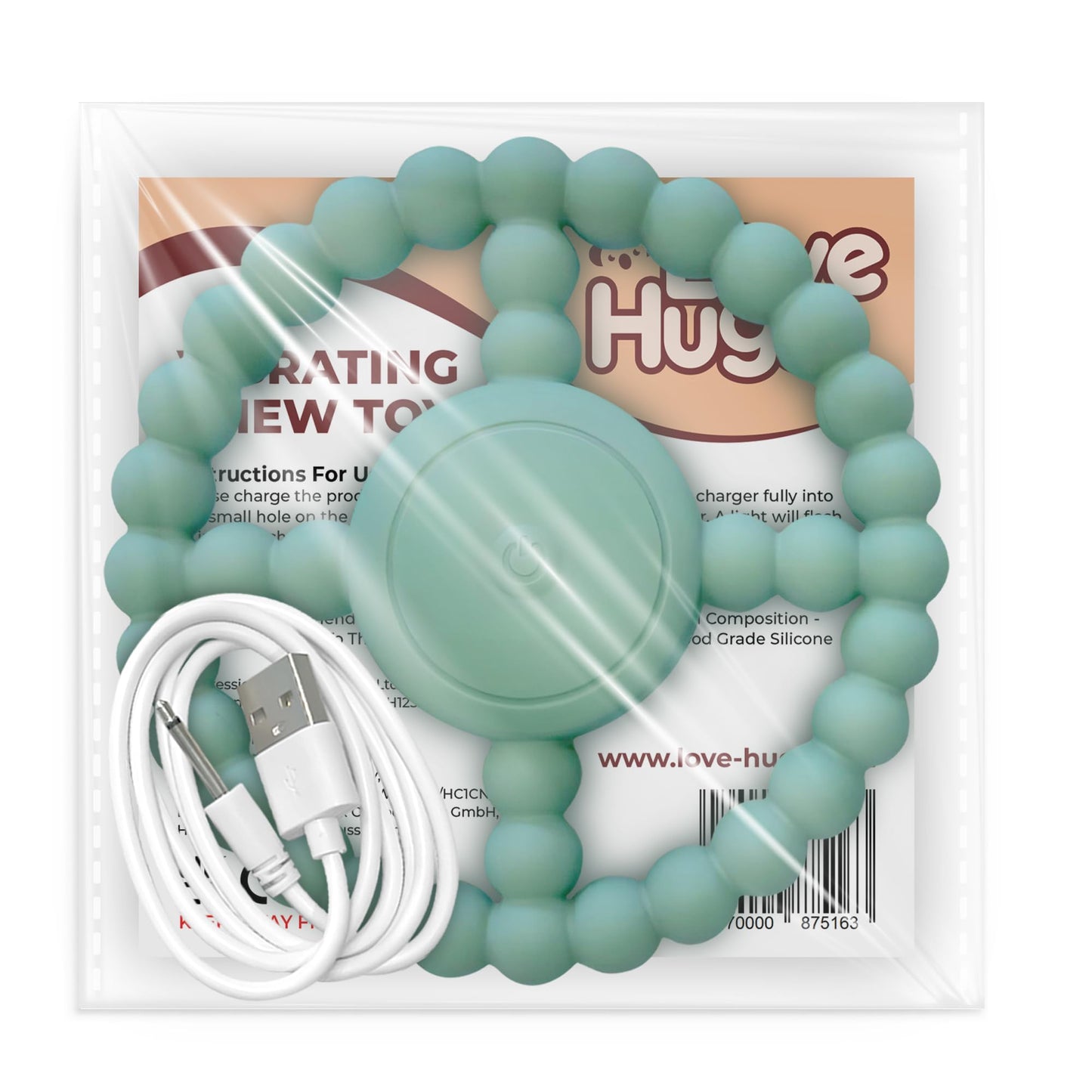 Vibrating Sensory Chew Toy - Superior Sensory Experience to Standard Autism Chew Toys. USB Chargeable. 3X Vibration Settings. Sensory Chew Toys for Autistic Children & Vibrating Teether for Baby