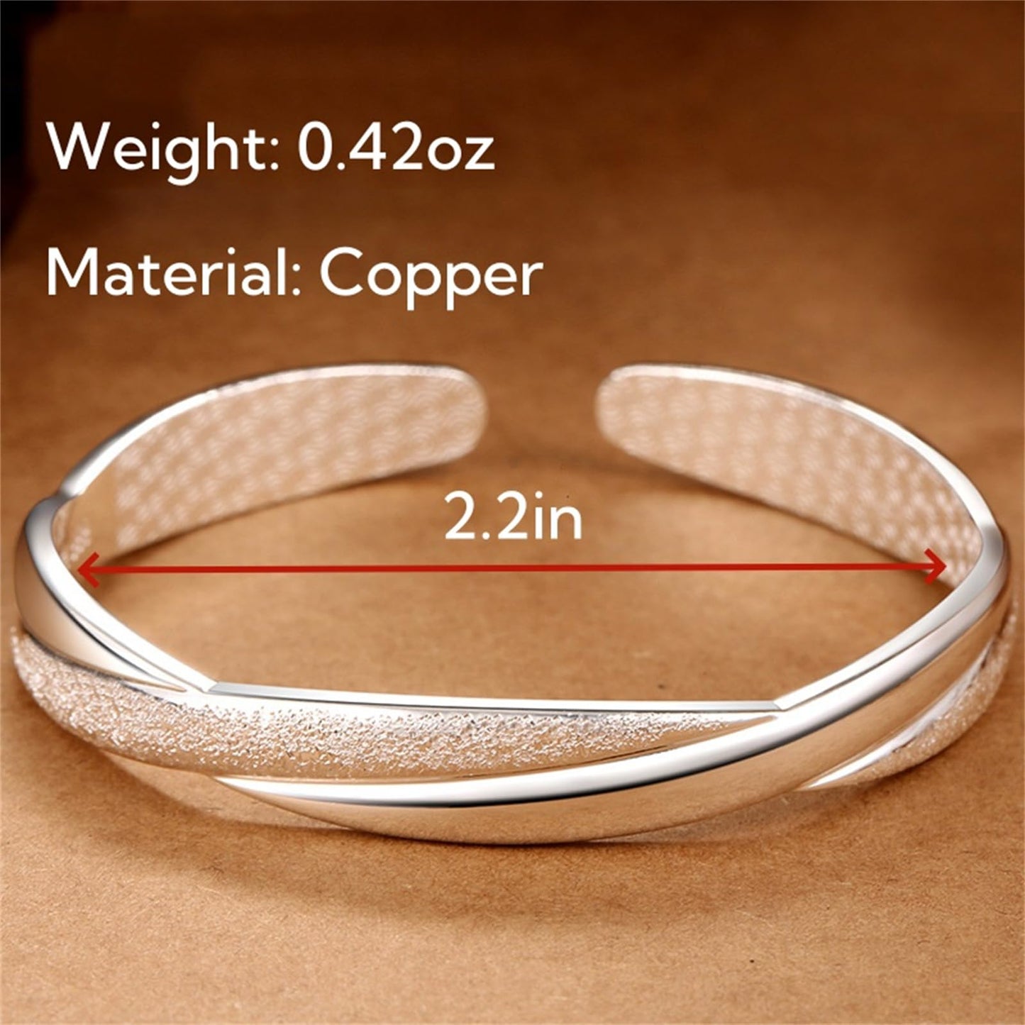 Handmade 925 Sterling Silver Bangle Bracelets For Women Irregular Hammered Cuff Bangles Weave Twist Braid Bangle Bracelets Mobius Eternal Infinity Cuff Bangles Open Adjustable Bangles For Women Gifts