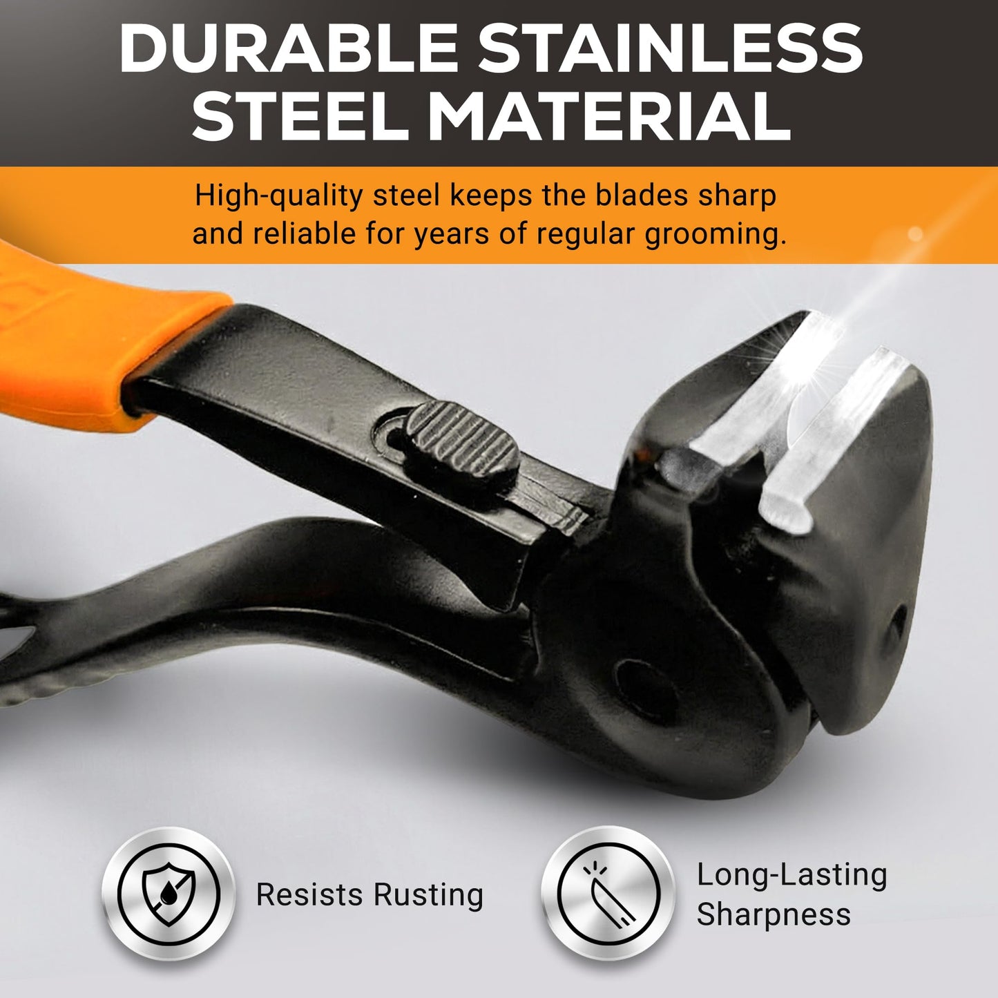 EZPIK Thick Toe Nail Clippers for Seniors with Nail File Set, Ergonomic Nail Cutter with 4.8” Long Handle, Angled Head & Stainless Steel Blades, Comfortable Toenail Clippers for Weak & Arthritic Hands