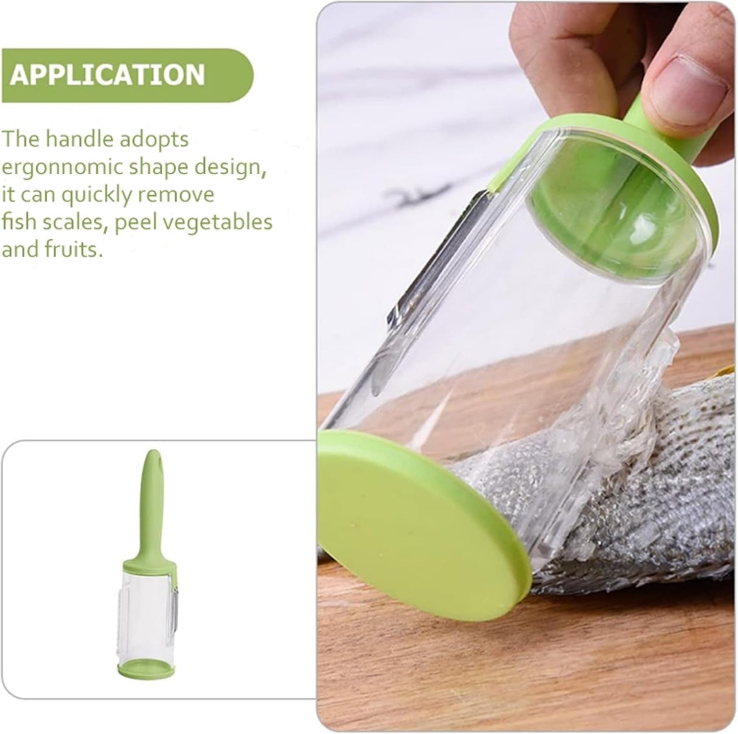 Multifunctional Peeler with Storage Box The Ultimate Solution for Peeling Vegetables, Fruits, and Scaling Fish Without the Mess! Keep Your Kitchen Immaculate with this Clever 2-in-1 Gadget!