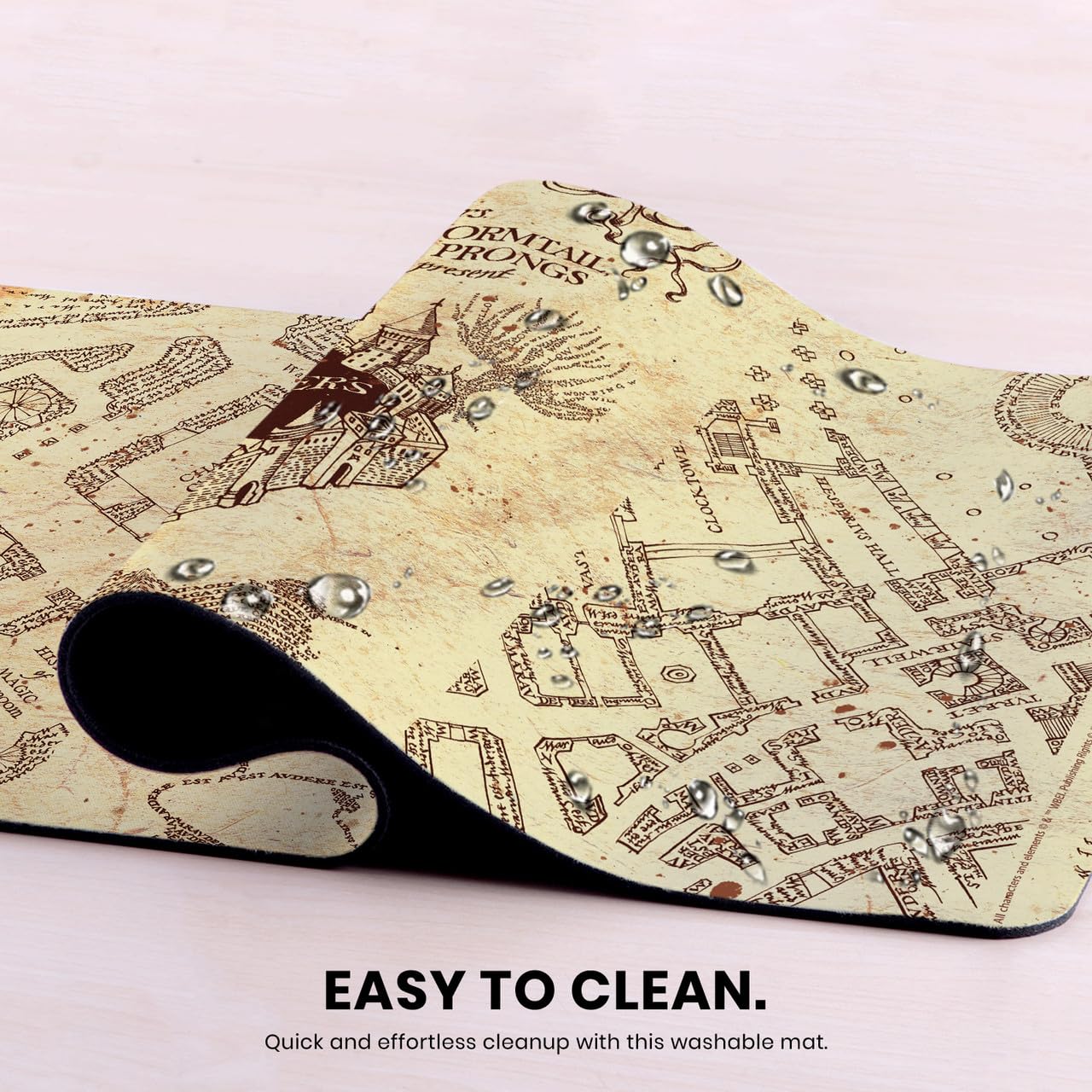 Head Case Designs Officially Licensed Harry Potter The Marauder's Map Graphics 23.62 x 11.81 x 0.12 inches (600 x 300 mm) - L Gaming Office Desk PC Keyboard Mouse Mat Pad