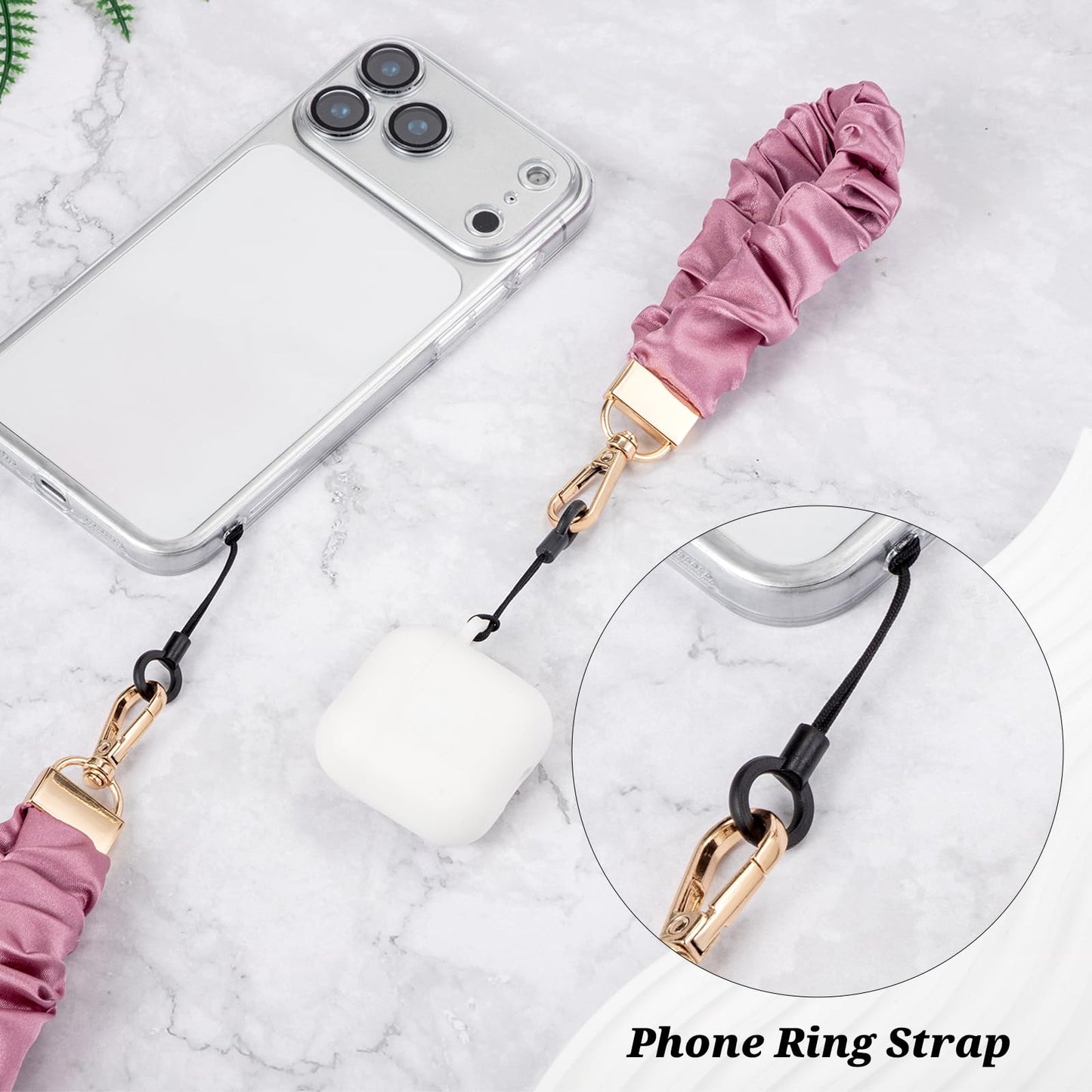 SHANSHUI Scrunchie Lanyard with ID Holder for Teacher, Retractable Long Neck & Short Wrist Lanyard Set with 2 Keychain Clips, Adjustable for Teachers, School Staff, Office (Gray)