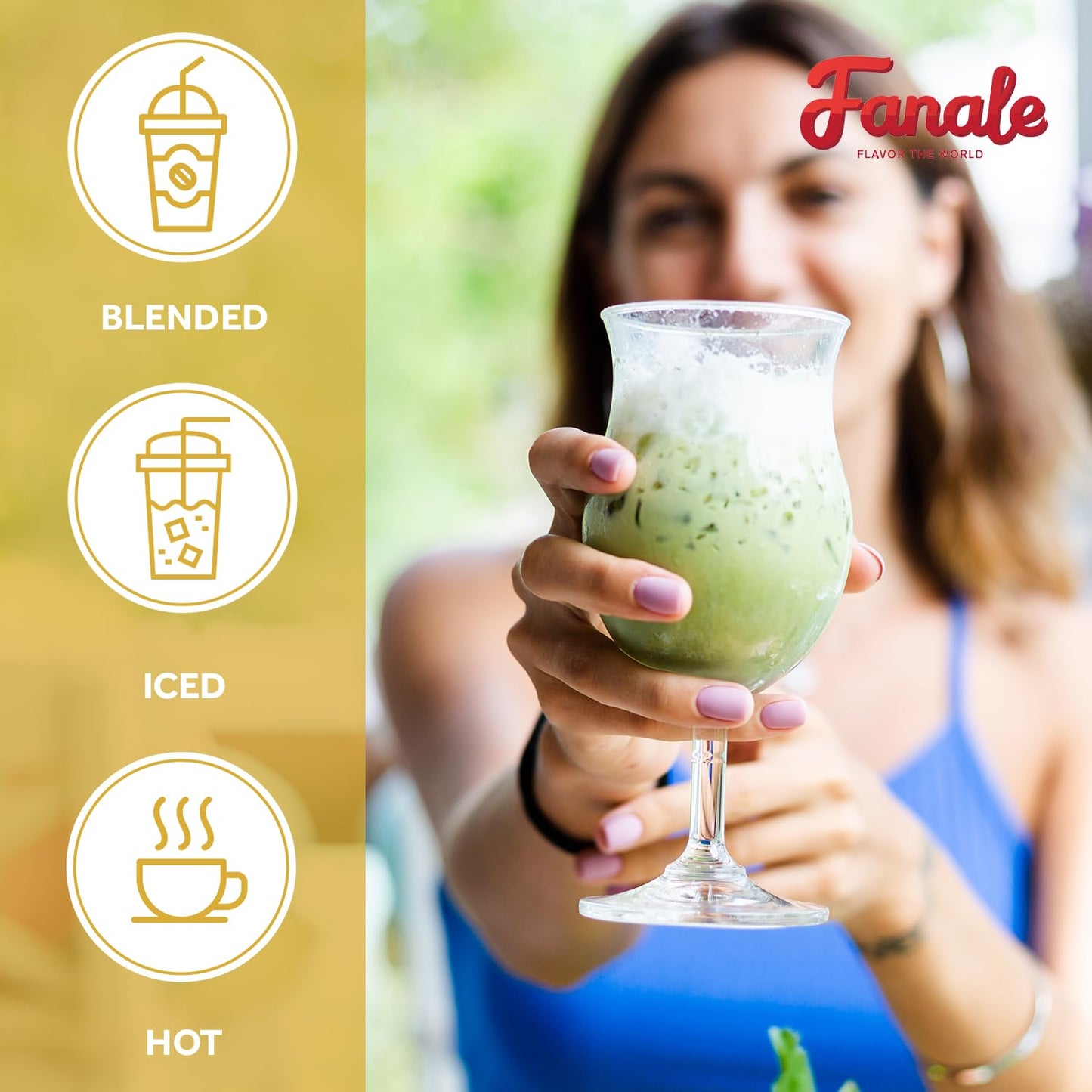 Fanale Premium Avocado Bubble Tea Flavoring Powder | Perfect for Baking, Smoothies, Desserts and Drinks | Instant Flavoring Powder for Boba Milk Tea - 2.2 Pounds (Pack of 1)