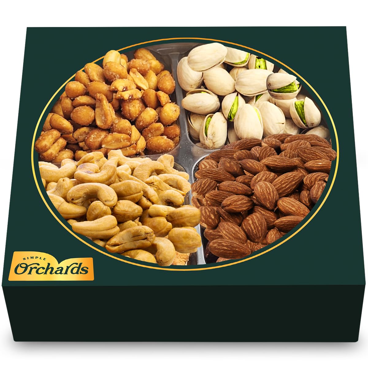 Fathers Day Nuts gift Basket of Cravings Gourmet Collection, Healthy Kosher Snacks, Premium Mixed Nuts Box Bouquet Platter Perfect for a Fathers Day Gift Basket.