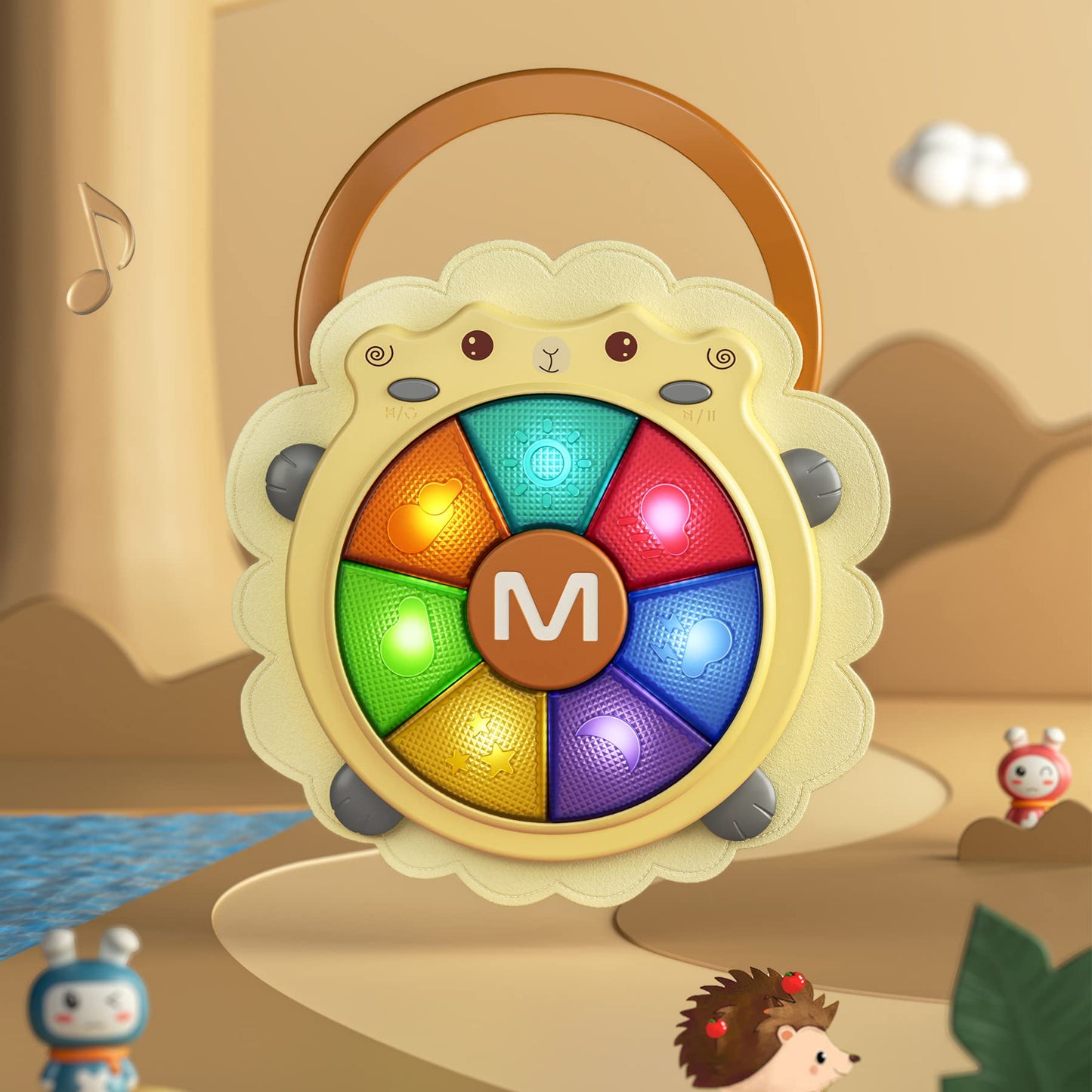 Musical Lamb Toy with Light by TUMAMA KIDS