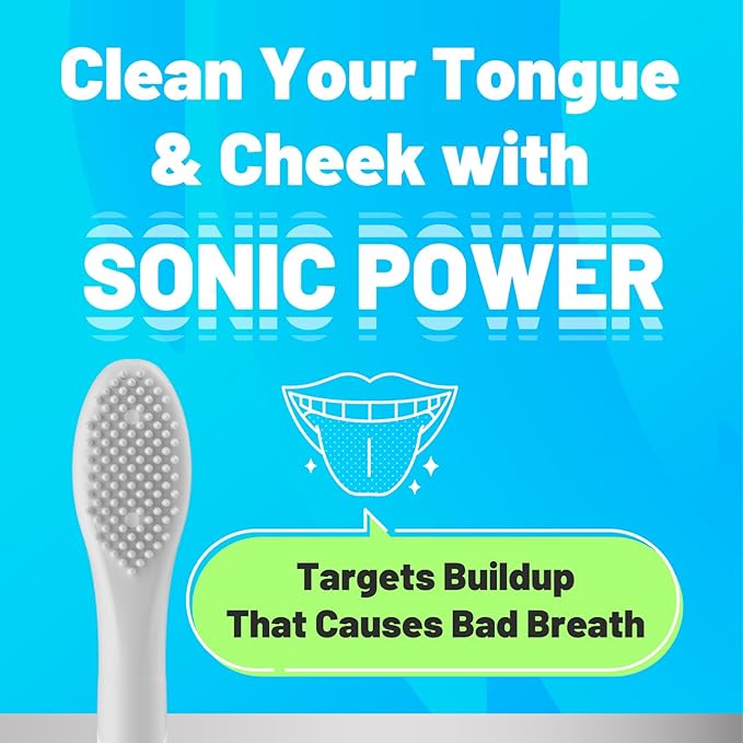 Japanese Brand Whitening Replacement Toothbrush Heads, Compatible with Philips Sonicare Click-on Handles, 6 Pack, Medium, with Tongue Cleaner (CA668, White)
