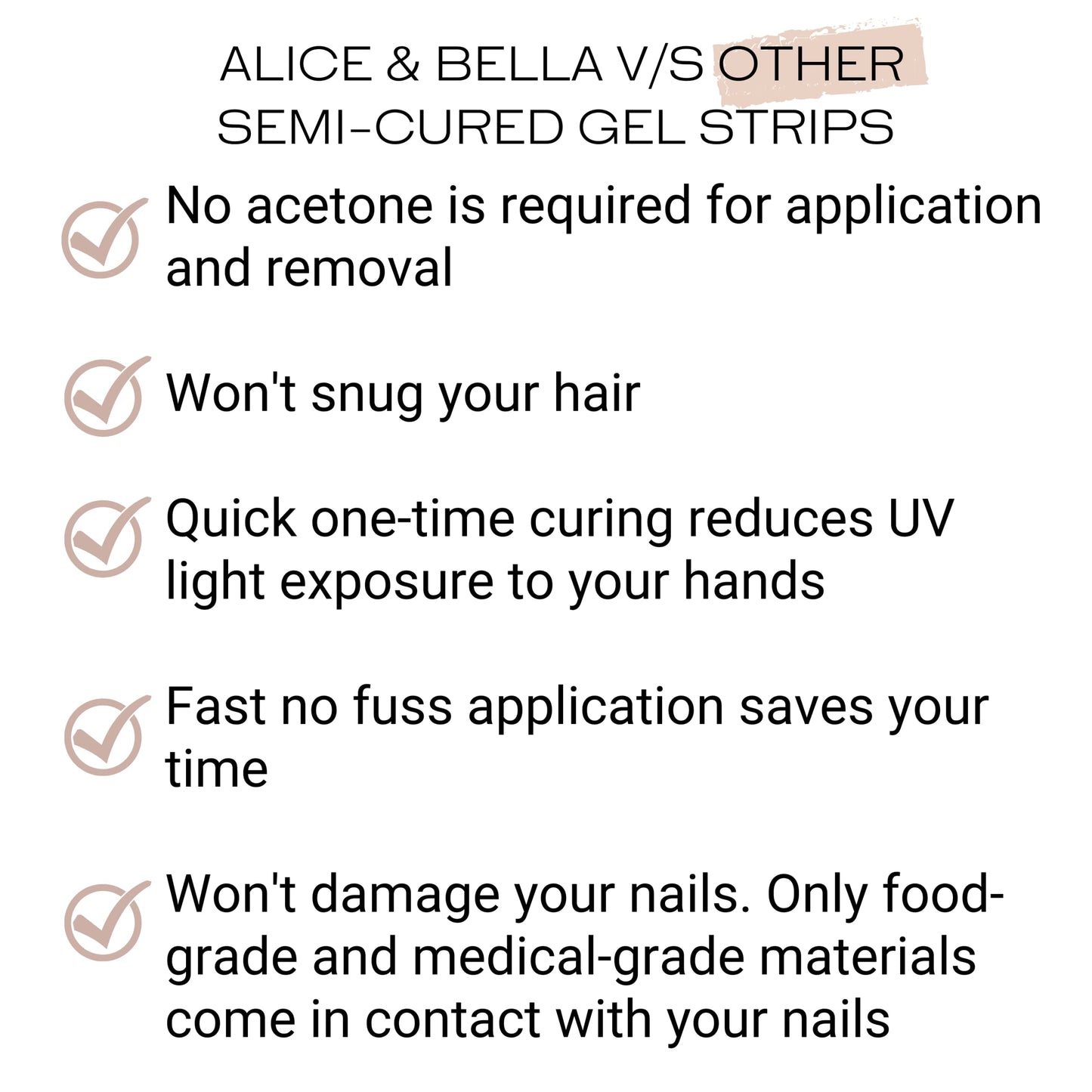 ALICE & BELLA Semi Cured Gel Nail Strips-20 PCS Ombre Gradient Effect Nail Strengthening Gel Stickers, Use with UV Light Lamp, Salon Quality Manicure Wraps (Bella's Favorite Ombre)