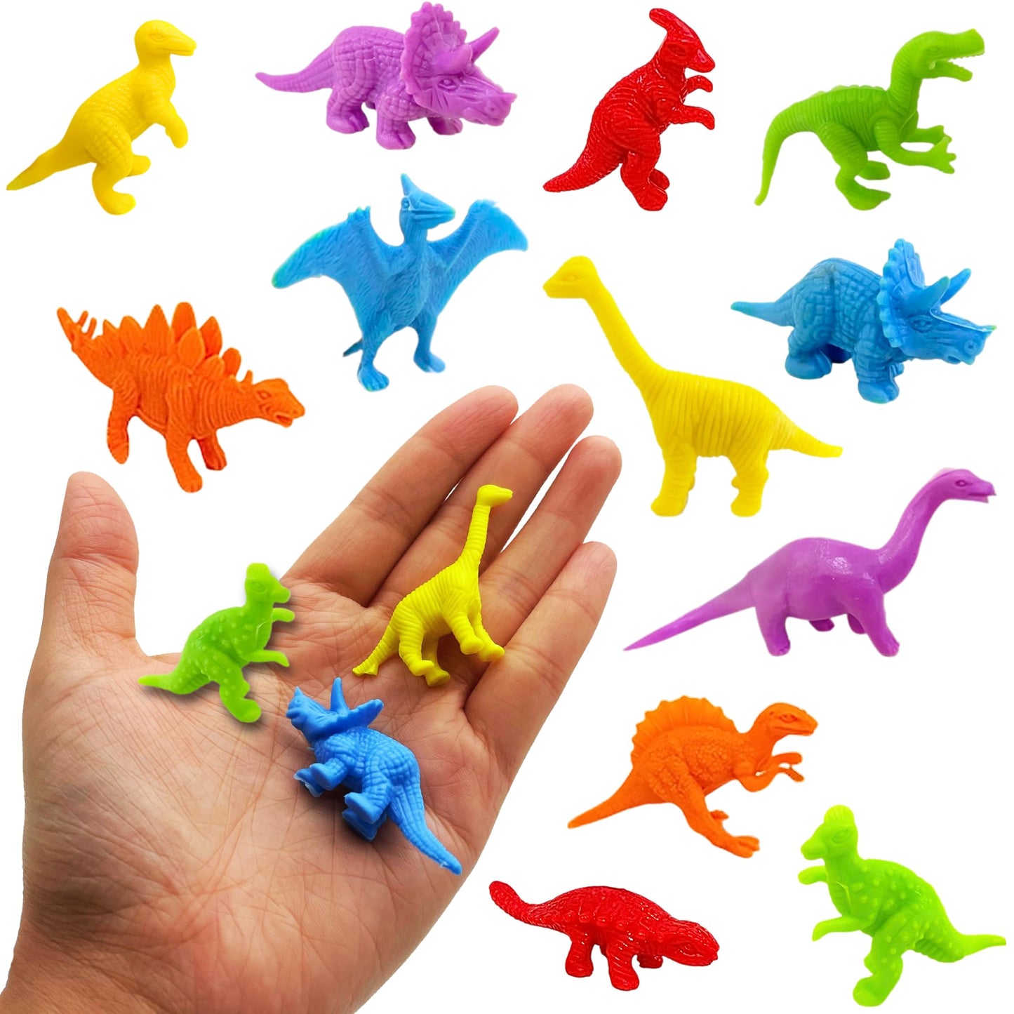 Haktoys Dinosaur Bubble Gun for Kids Automatic Bubble Machine Toy, Outdoor Bubble Maker Blower for Toddlers Boys Girls Backyard Play, 1 Pack with Figurines