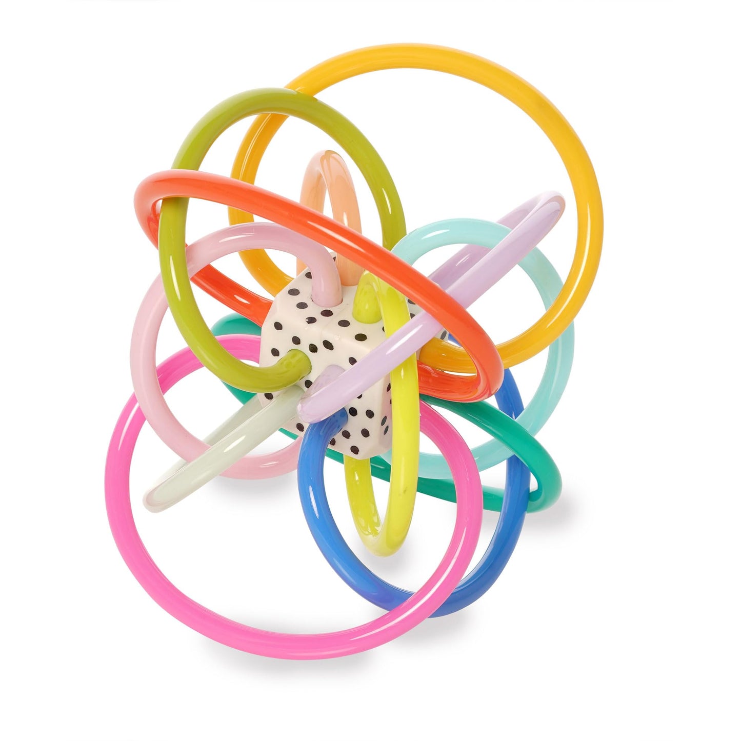 Manhattan Toy Winkel Colorpop Rattle & Sensory Teether Toy