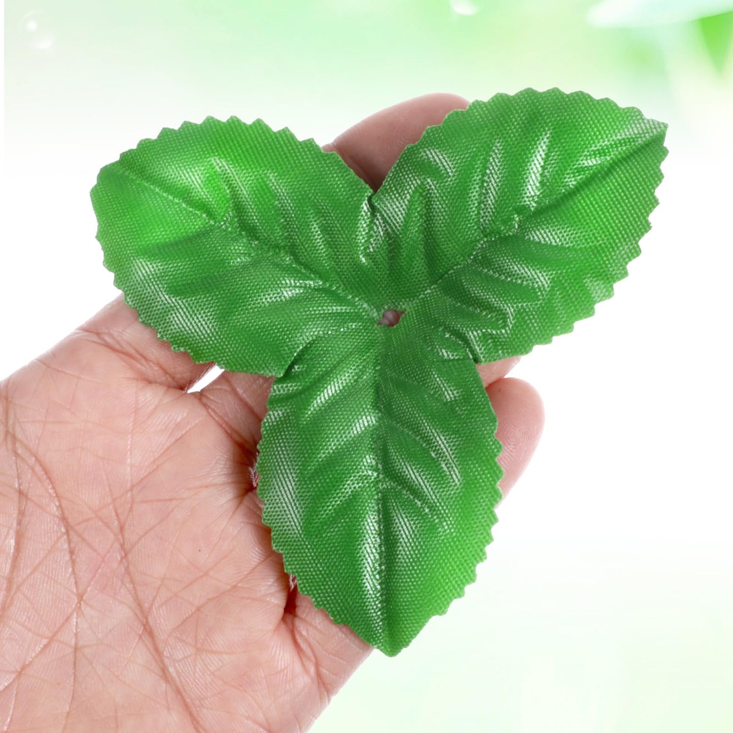 Yolev 200pcs Artificial Leaves 3.74 inch Flower Rose Leaf Fake Leaves for Crafts Wedding Decorations Supplies Rose Leave Fake Leafs