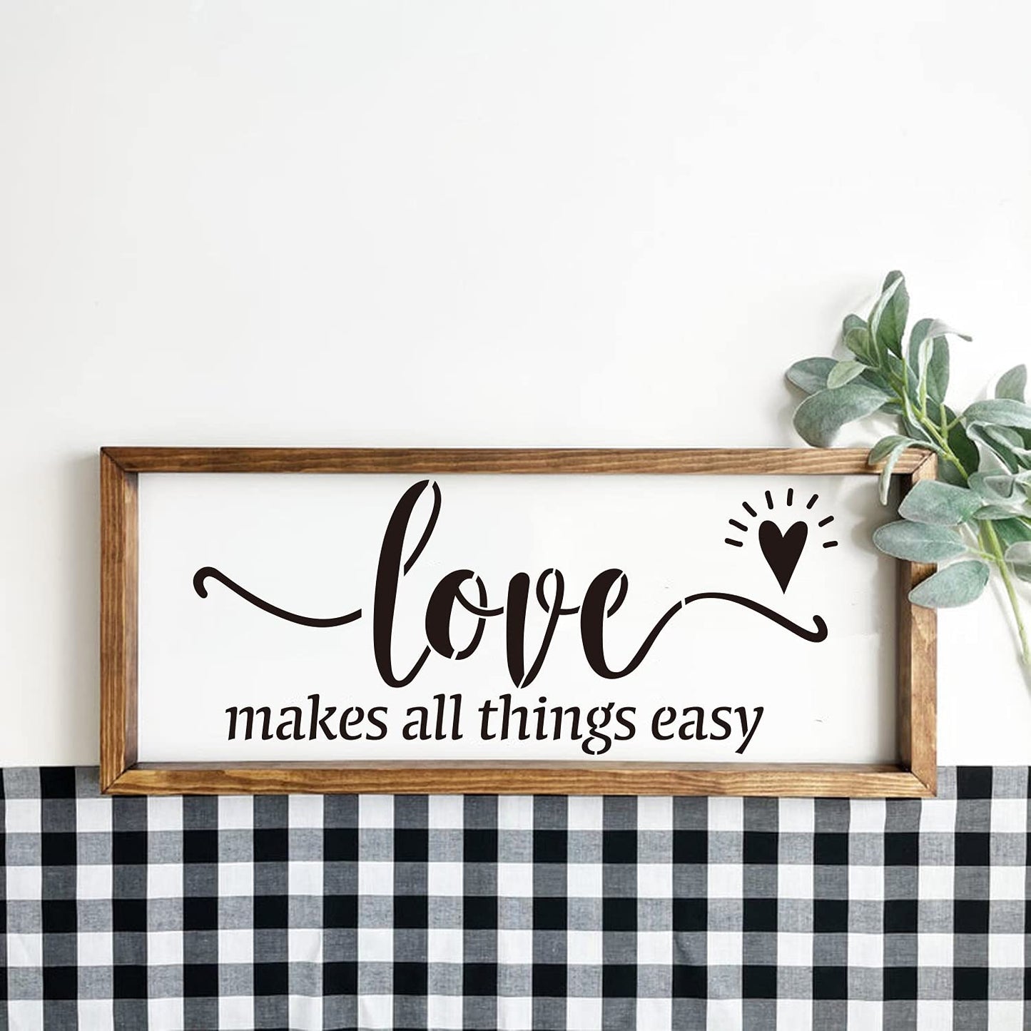 CZONG 21 Pieces Letter Stencils for Painting on Wood Canvas Laser Cut Painting Stencil - Large Alphabet Welcome Calligraphy Font Suitable for Home Decor & DIY Craft Projects