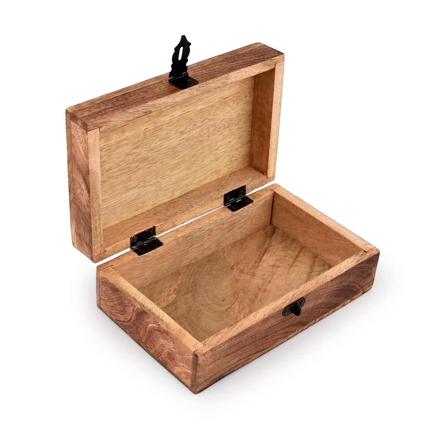 NIRMAN Handmade Wooden Jewellery Trinket Box Keepsake Storage Organizer with Hand Carved Celtic Design