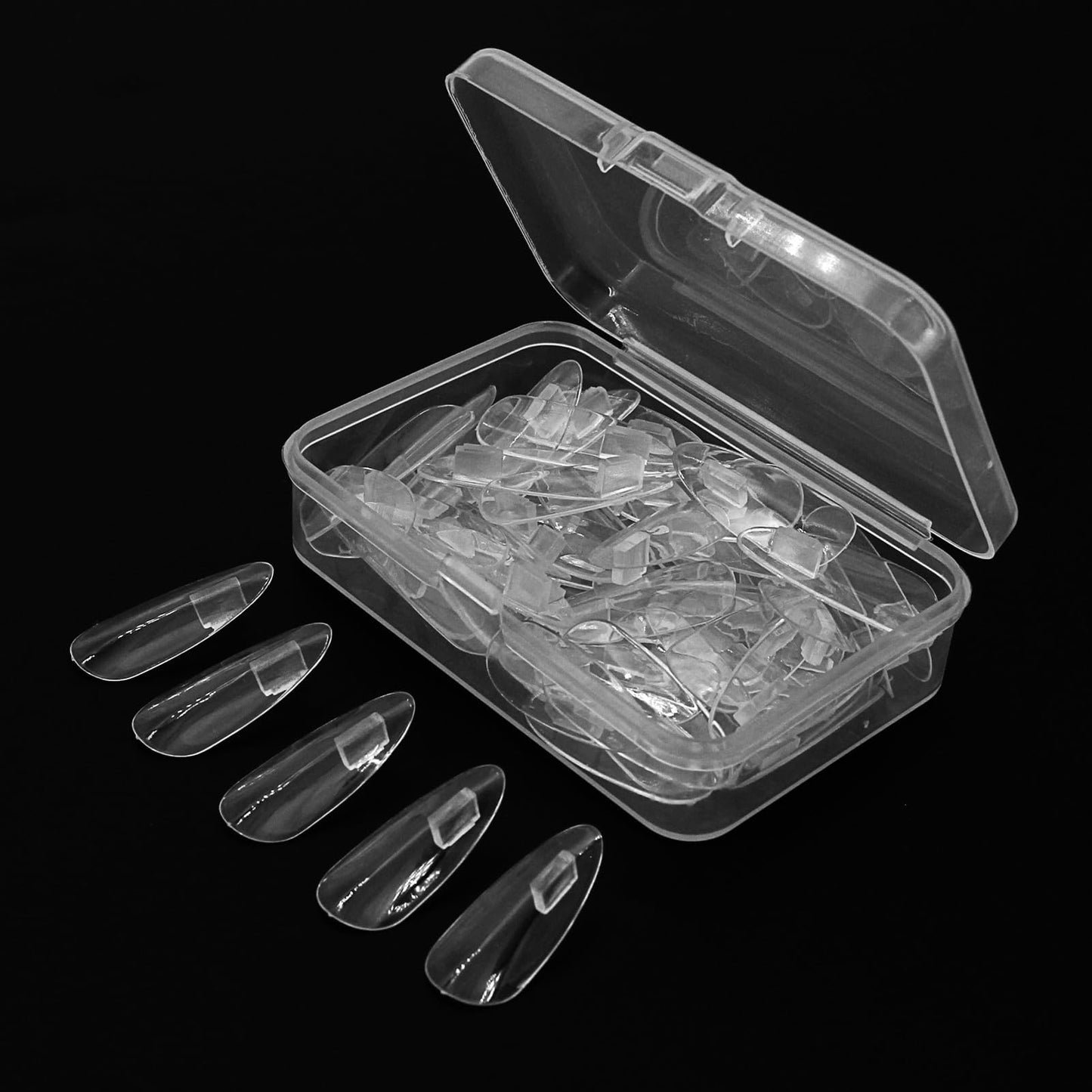 100PCS Clear Replacement Nail Tips for CS200 CS300 Nail Color Display Show Tower