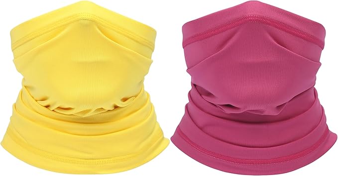 UV Protection Cooling Neck Gaiter Face Mask Scarf for Men - Windproof Neck Cover Bandana Neck Warmer Mask