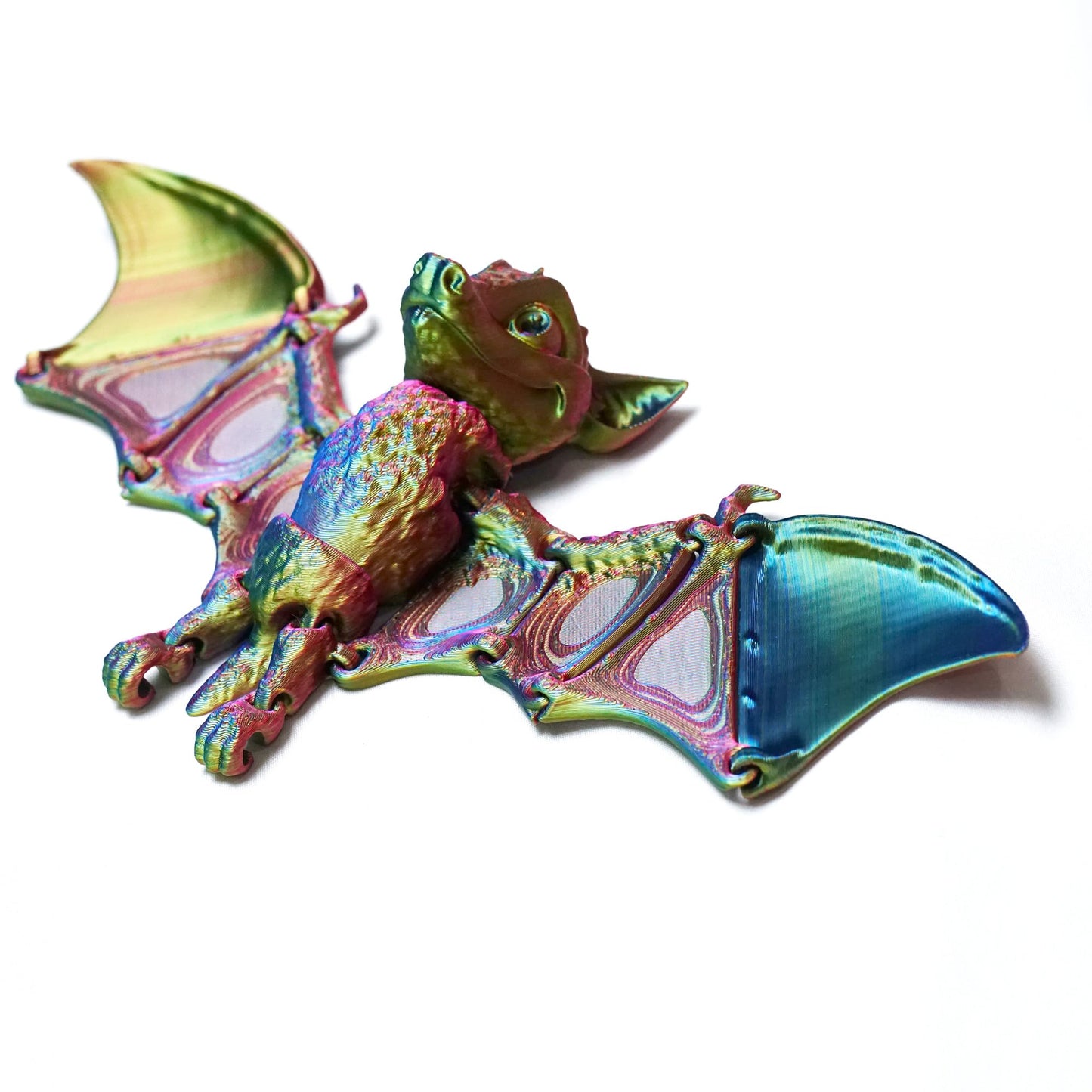 3D Printed bat Model,Articulated bat Toys,Surprise Fantasy Gifts, Flexible Joint Animal Figurines, 3D Printed Stuff,Stress Relief, Fidget restlessness, ADHD Toys