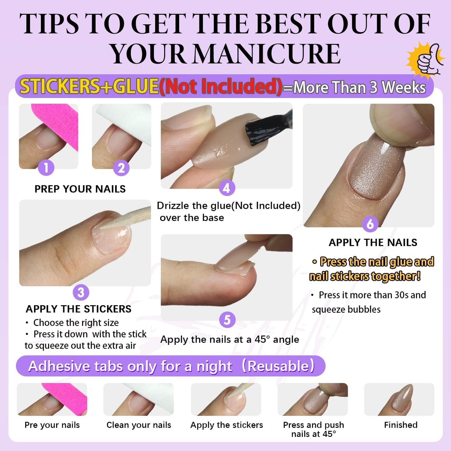 SXVME Cat Eye White Press On Nails Short Almond Shaped - 30Pcs Stiletto Fake Nails Acrylic Press ons Natural Thick Gel Nails Short Glue on Nails Opaque Glitter False Nails for Women No Glue