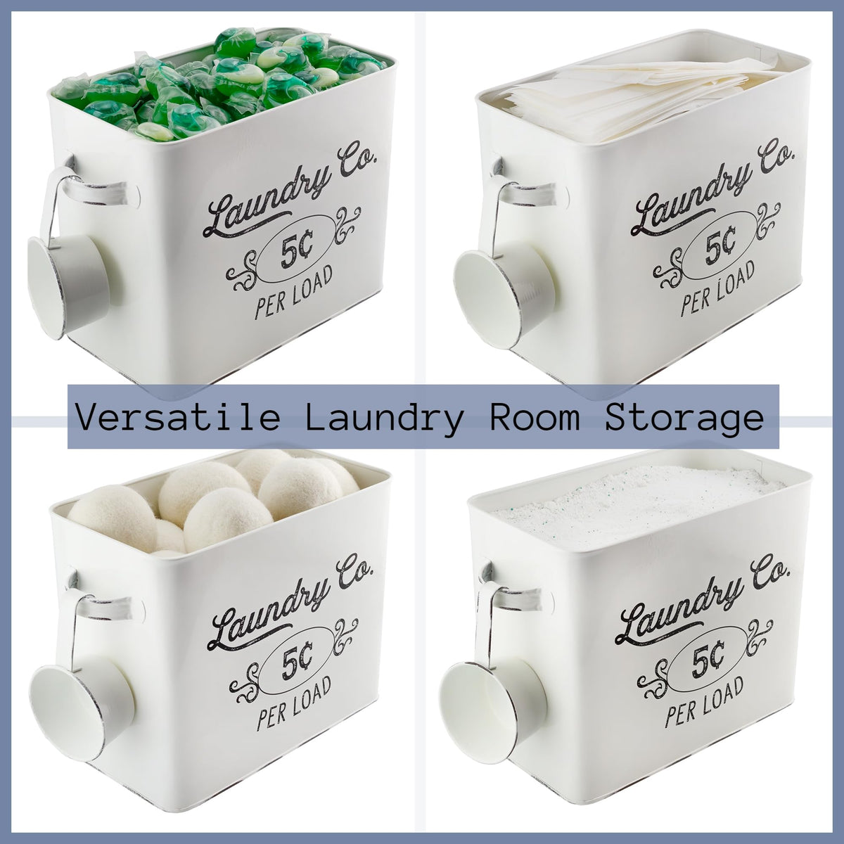 Farmhouse Laundry Powder Container