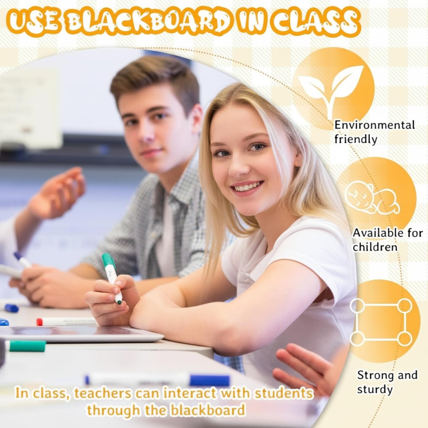 Chinco 12 Pcs Small Slate Chalkboard Mini Chalk Board with Frames Mini Board Signs School Supplies for Classroom Home Office (6 x 5 Inch,Wood)