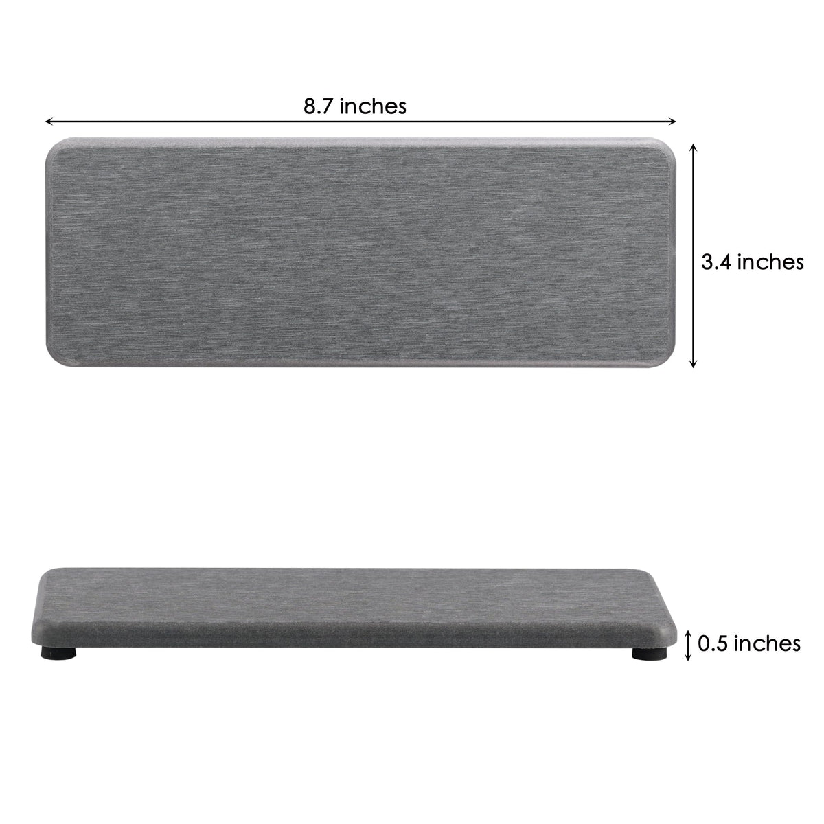 2 Pcs Sink Stone Soap Trays (2 Count)