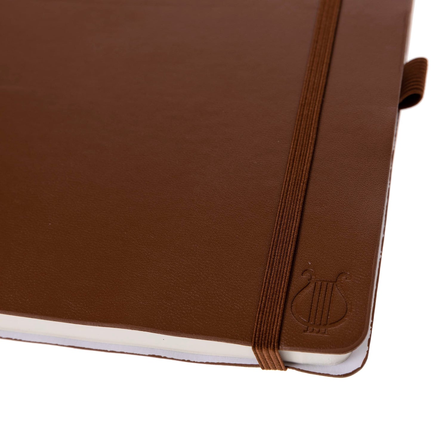 Graphique Apollo Vegan Leather Journal | Hardcover Notebook | 192 Lined Pages | Inner Pocket, Pen Loop, Elastic Closure | Work, Diary, Notes | 6” x 8”
