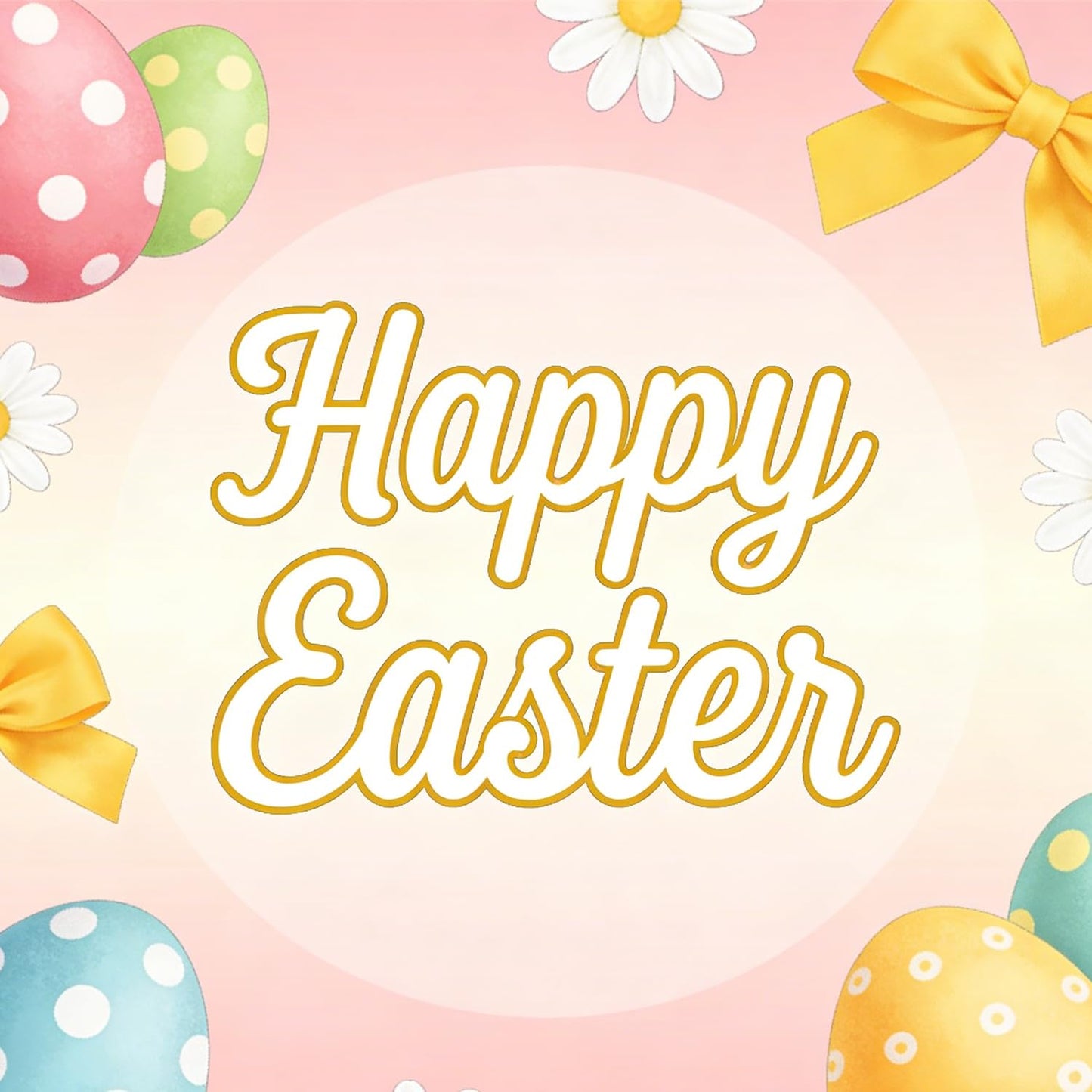 Flowers MultiColor Easter Press on Nails Short Square Artificial Fingernails White Rabbit Floral with Gradient Glitter Spring Full Cover Glossy Press Ons Artificial Acrylic Nails for Women Manicure