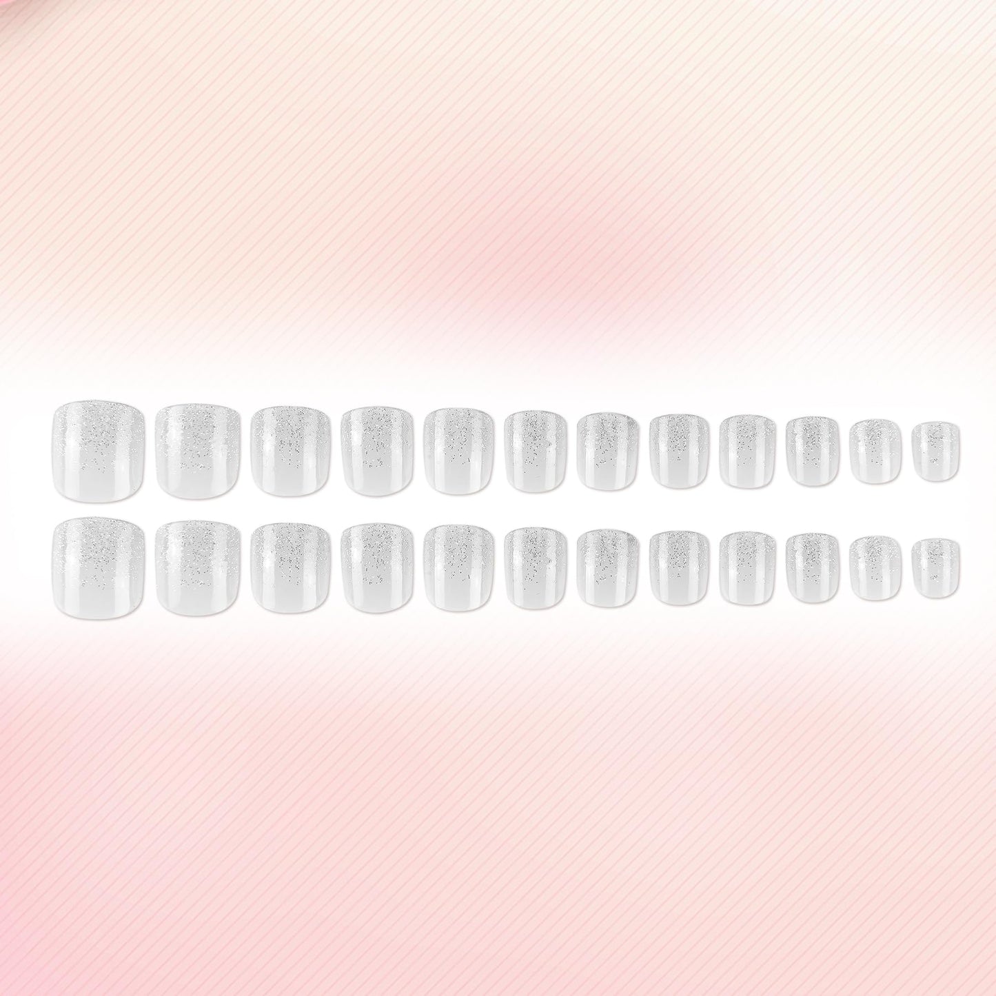Kawyehu Kids Press on Nails Children Fake Nails 72PCS Artificial Nail Tips Adhesive Full Cover Short False Fingernails for Girls Kids Nail Decoration (Cherry Diamond Glitter)
