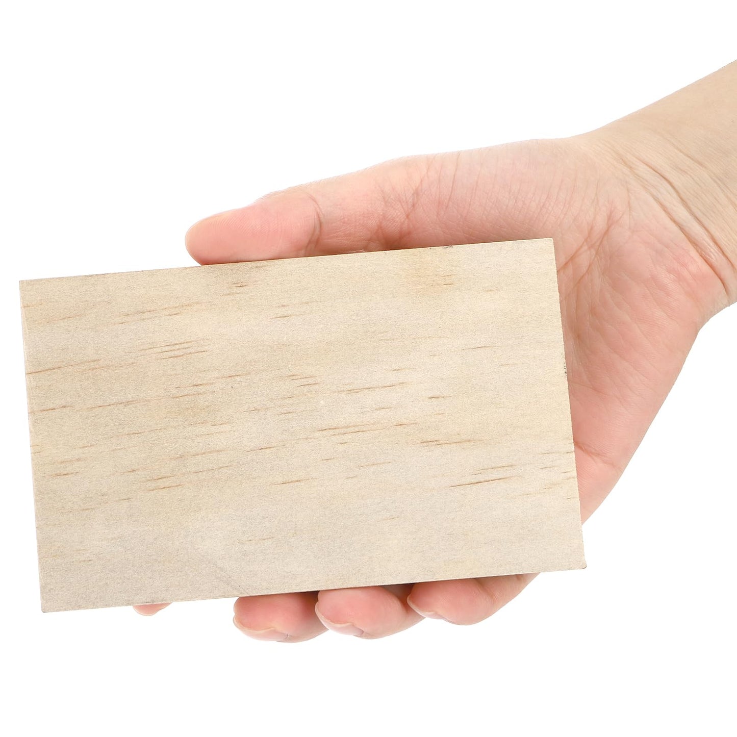 DEAYOU 16 Pack Unfinished Wood Blocks for Crafts, Blank MDF Board, Wooden Rectangle Blocks, 1 Inch Thick Smooth Paintable Wood Pieces for DIY Projects, Painting, Engraving, Chip Carving, 5" x 3"