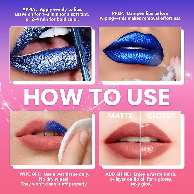 Jolilab Lip Stain Masque,Wipe Off Lip Tint,Waterproof,Transfer proof,Highly Pigmented,Ultra Long Lasting Lip Stain Peel off Makeup With Matte finish for All-day Wear.(#06 MUTED BRICK)