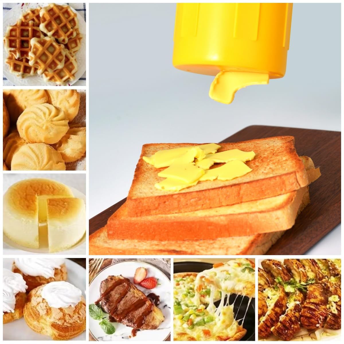 ActSimpl Butter Slicer Cutter, Easily Cut Cold Butter Straight from Freezer, Freshness-Lid Dispenser