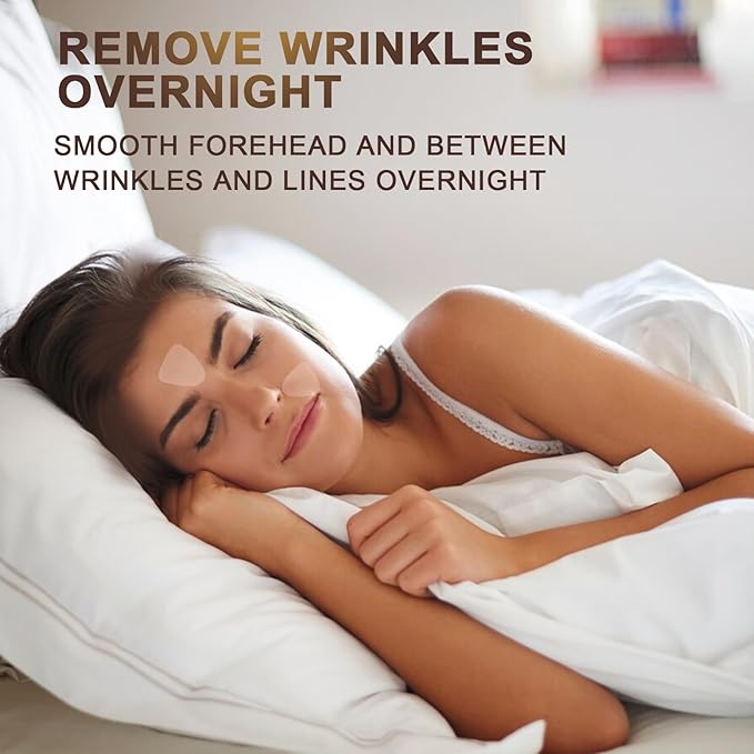 Forehead Wrinkle Patches for Face Wrinkles Overnight, Anti Wrinkle Facial Patches and Face Tape, Fine Line Remover Strips for Eye, Mouth, Frown, Smile Lines, Crows Feet, Elevens, Lift Effect, 160 Pcs