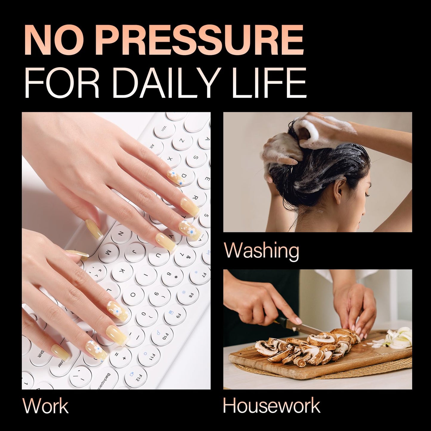 AILLSA Short Square Nails Clear Gel Nail Tips False Full Cover Soft Nails Tips for DIY Home Salon Gift, Preshaped Gelly Press on Fake Nail Tip for Nail Extension 216PCS 12 Sizes