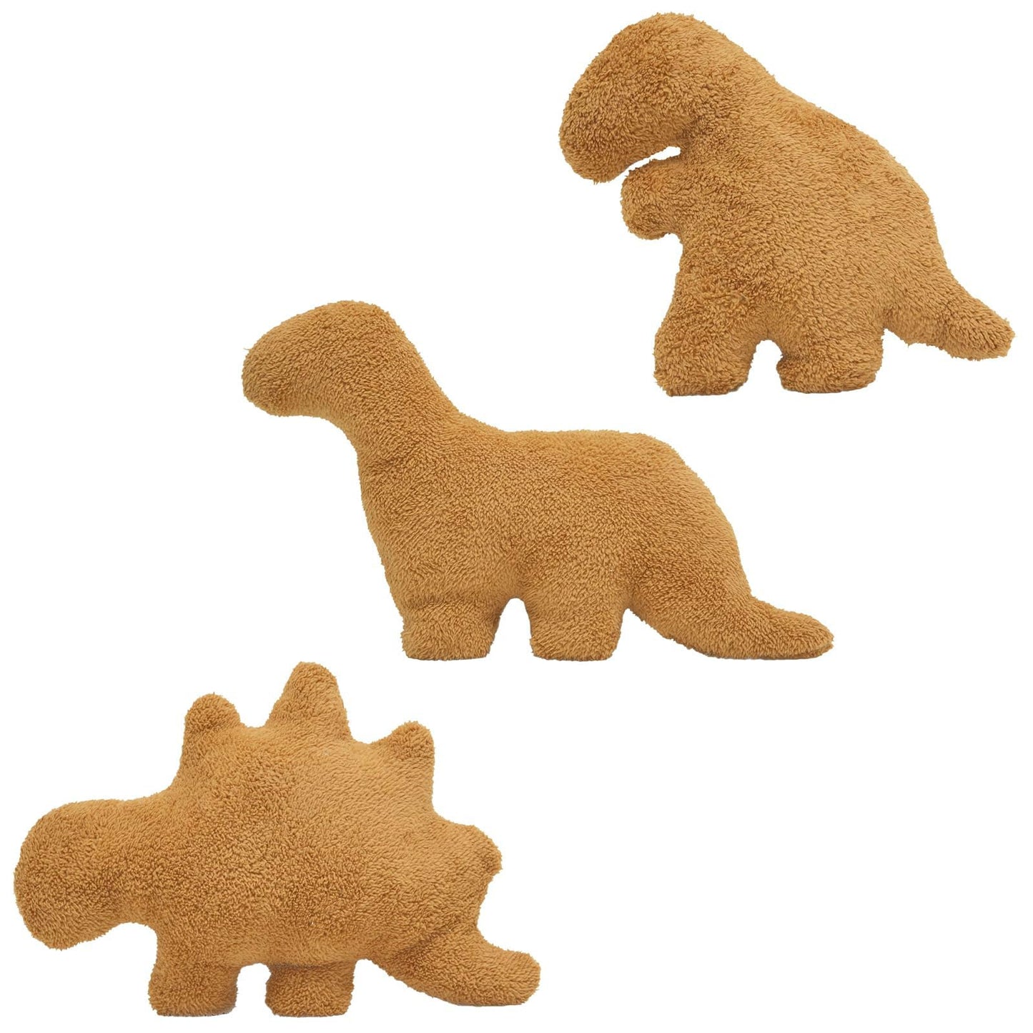 TVVPGG Dino Nugget Pillow, 3 Pcs Dino Chicken Nuggets Plush Stuffed Animal Gift for Kids Adults Girlfriend Christmas