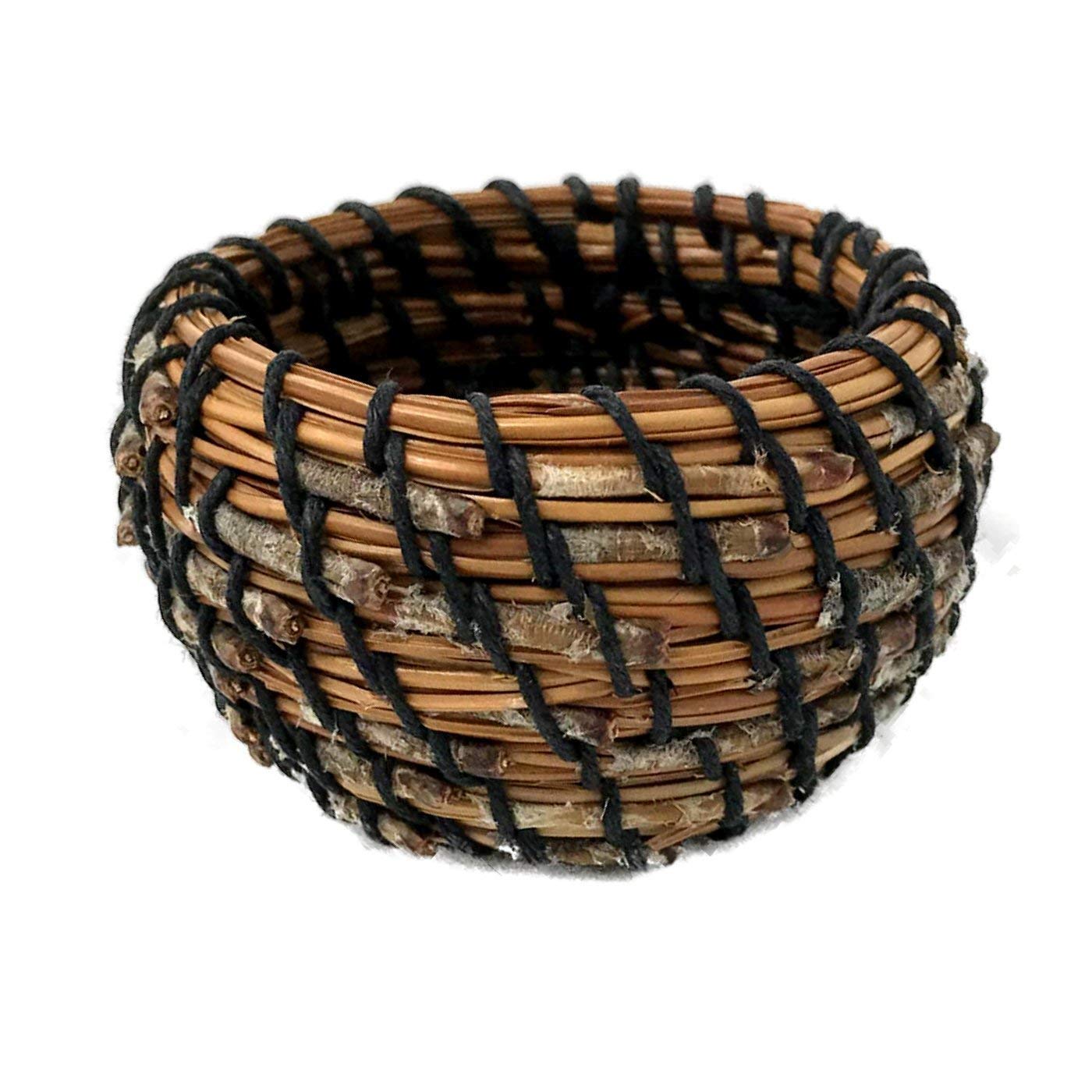 Traditional Craft Kits Coiled Basket Weaving Kit for Beginners – DIY Pine Needle Basketry Making Kit – Includes Natural Pine Needles, Hemp Twine, and Tools – Handcrafted Basket Making Supplies