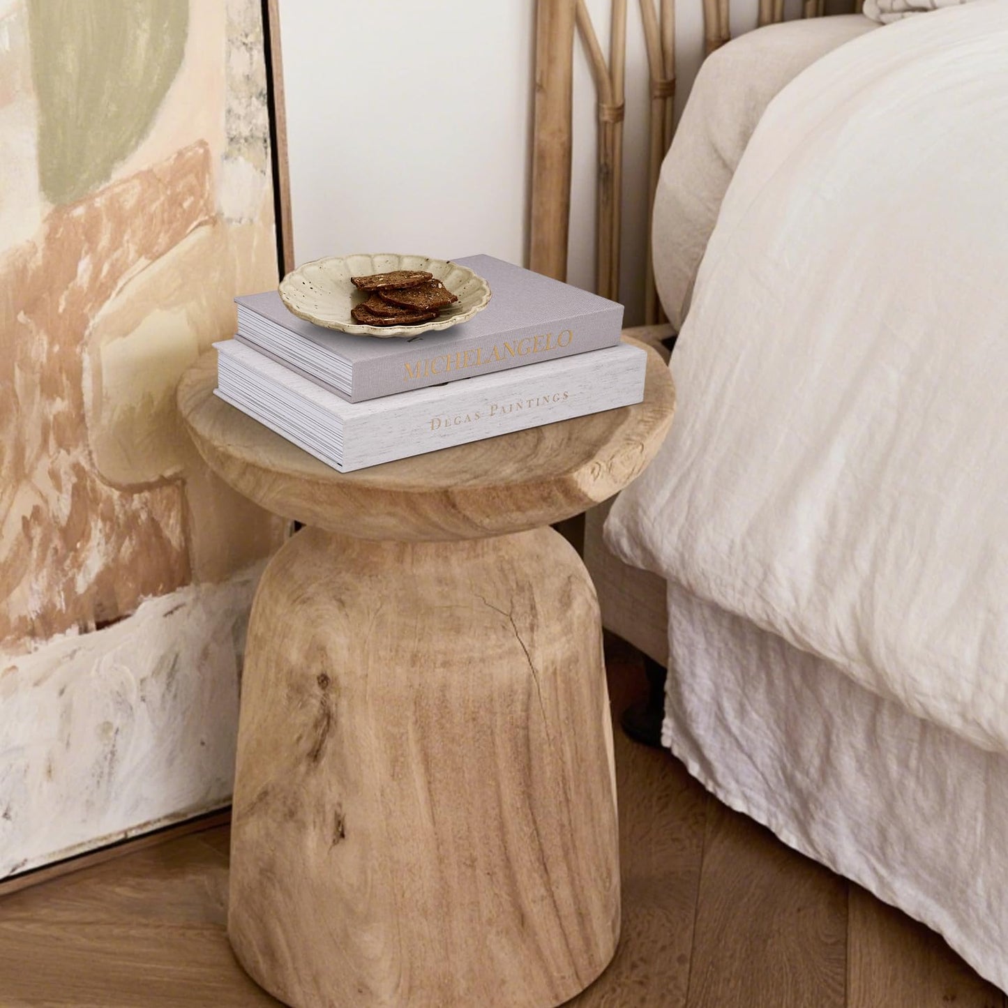 XKDOUS Set of 3 Linen Decorative Books with Gold Foil Cover Faux Book Storage Box for Coffee Table, Bathroom Shelf & Home Decor