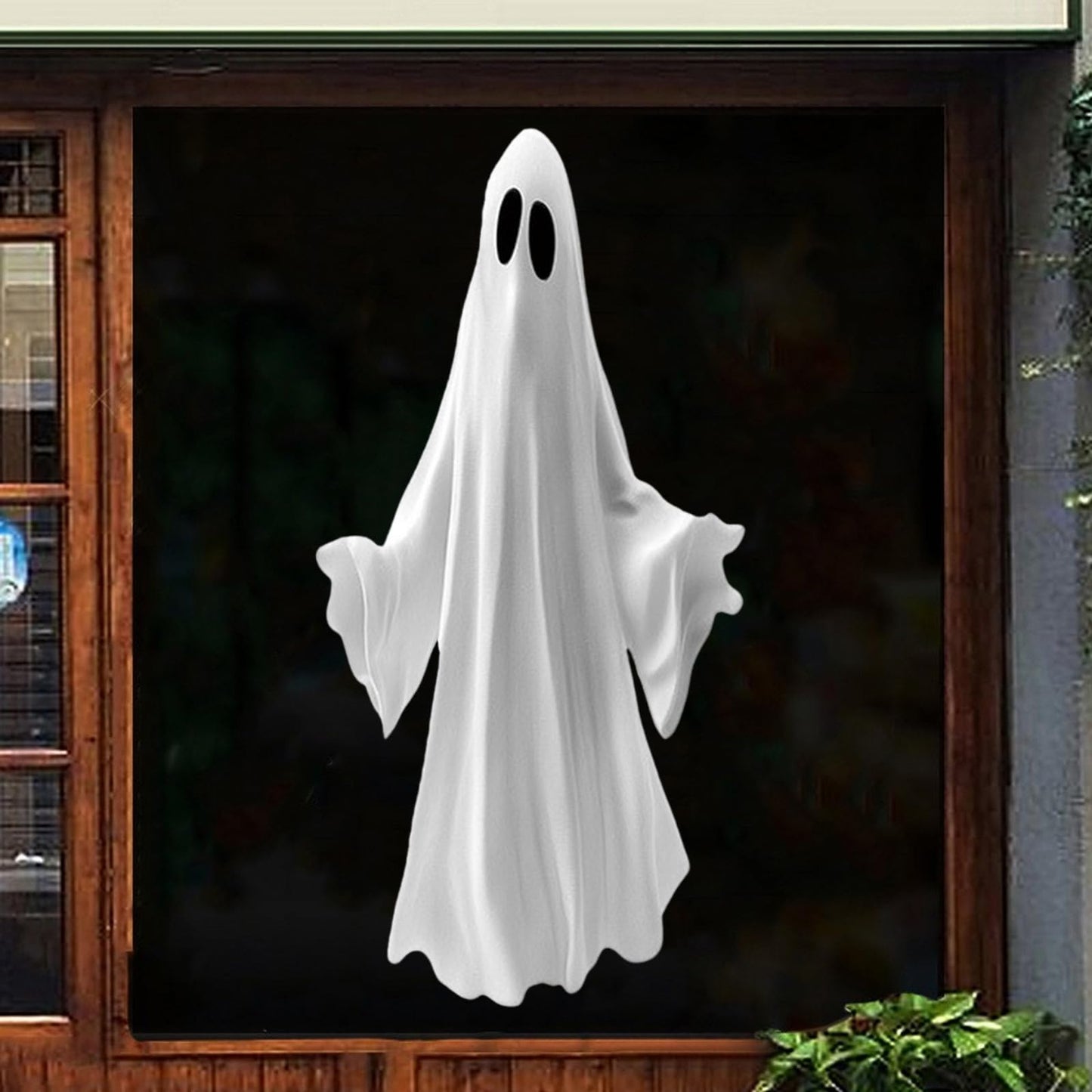 1 Sheets Halloween Ghost Window Clings Cute Ghost Window Decals Reusable Stickers for Halloween Home Decoration Windows Glass Mirror Decor Holiday Party Supplies