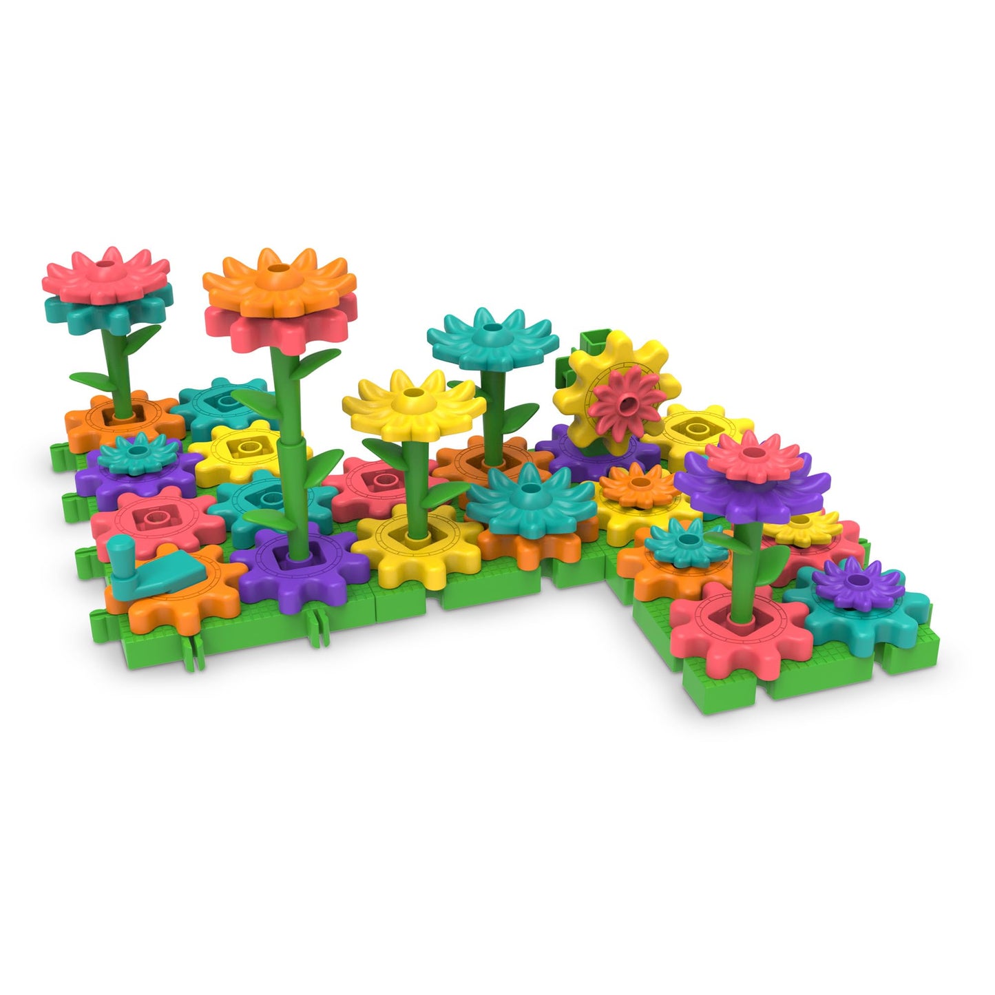 Learning Resources GardenGears Building Set - Hands-On Educational Construction & Engineering, Preschool STEM Building Sets, Toys for Kids, Montessori, Fine Motor Games, Gifts for Kids