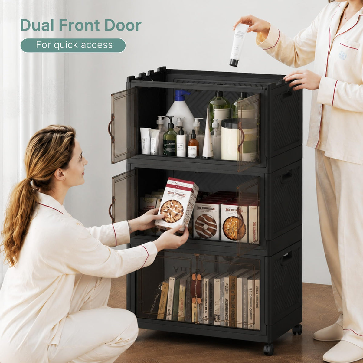 448QT Lockable Storage Bins with Lids