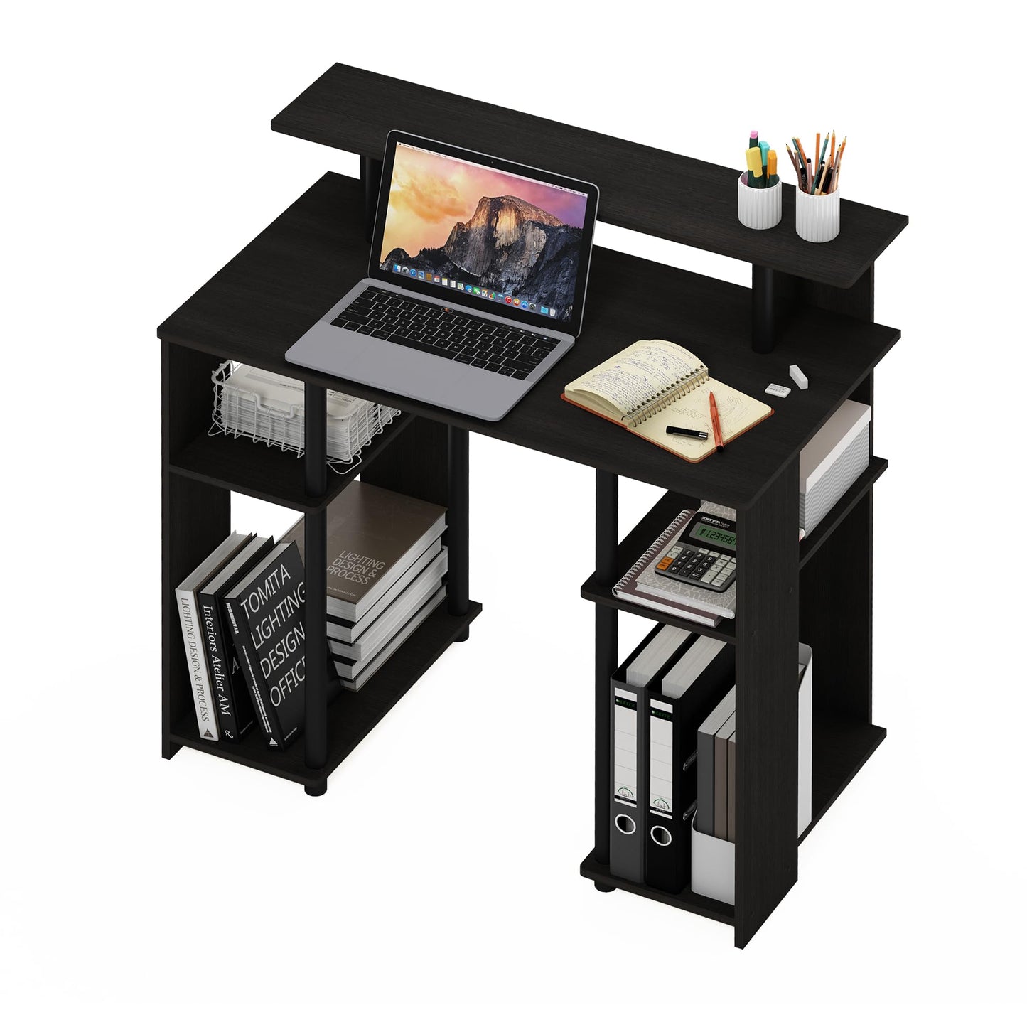 Furinno JAYA Simple Design Computer Writing Desk, Walnut