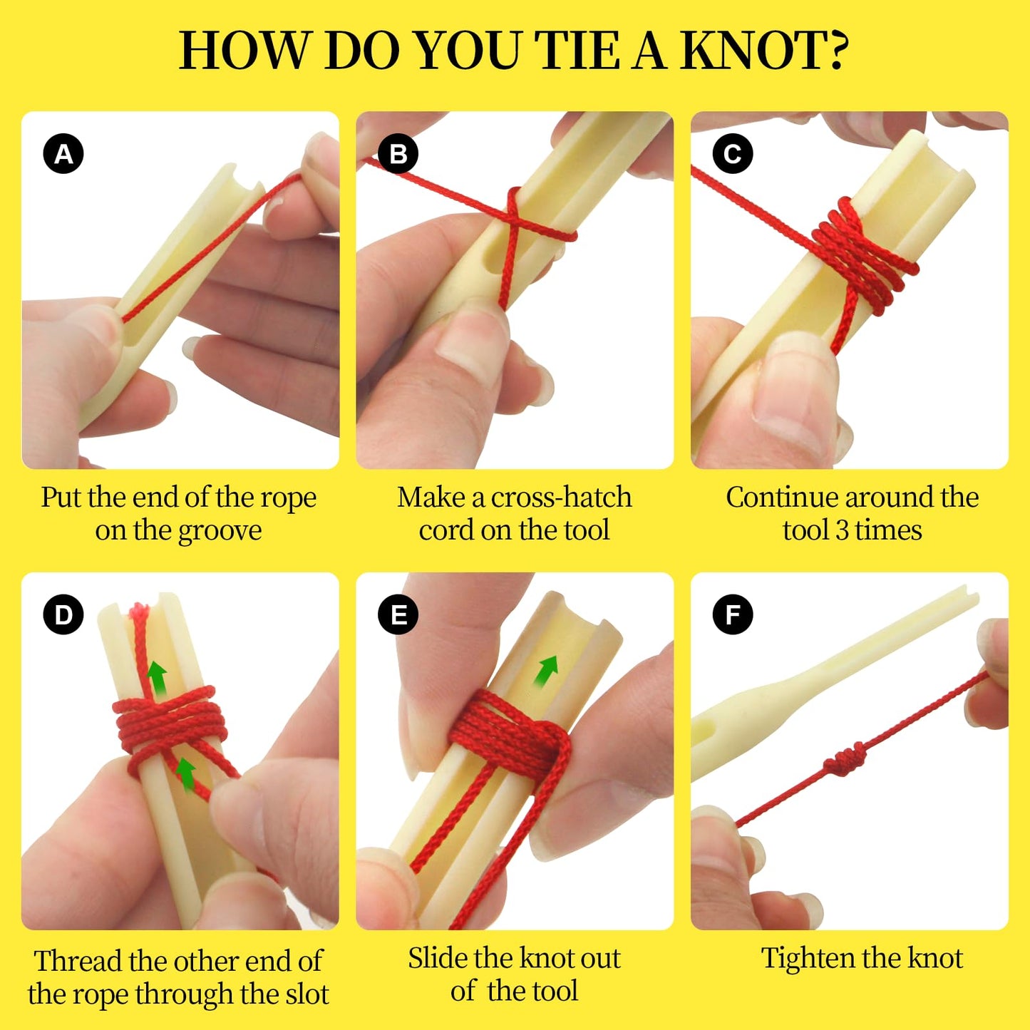 CATOSUM Rosary Cord Knotting Tool, Rosary Making Supplies, Rosary Making Kit, Cord Knot Tying Tool for Beads for Rosary Making