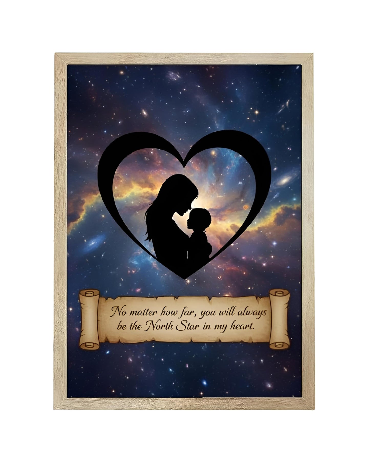 URVIP LED Glowing Photo Frame Shadow, 9x12 Inches USB Powered Shadow Box Desktop Decor, Unique Birthday Gifts for Mom, Grandma, Wife, Daughter