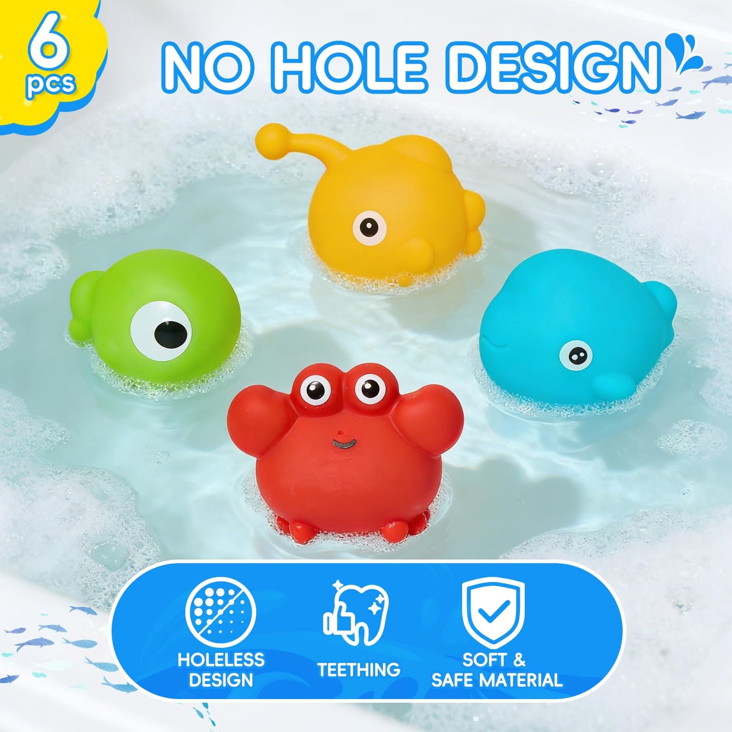 14PCS Bath Toys & 17PCS Toddler Bath Toys