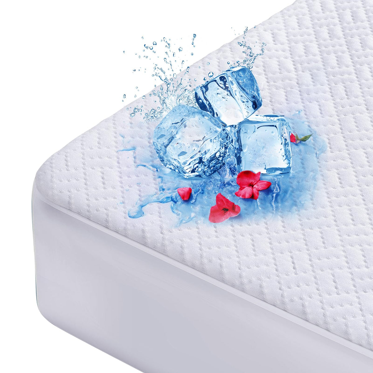Cooling Waterproof Mattress Protector California King Size