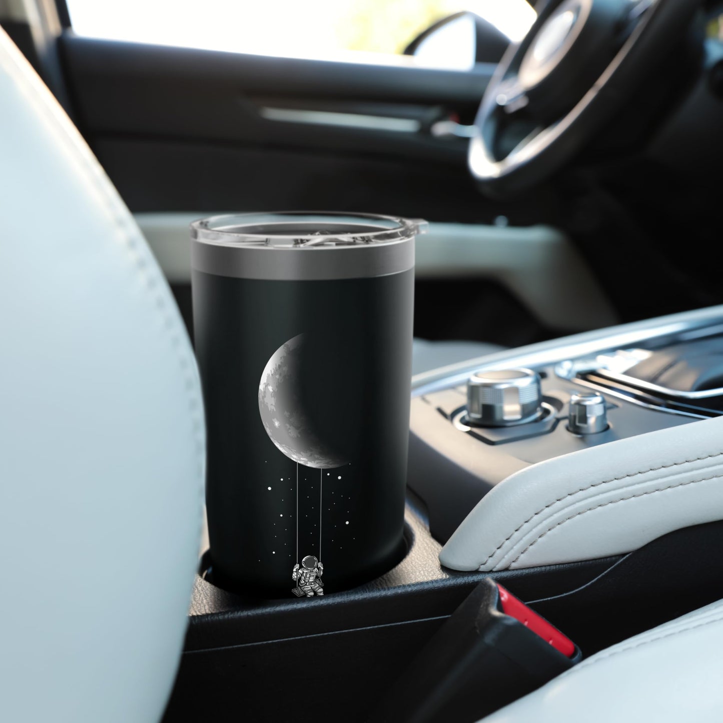 Moon Swing - Stars Galaxy Astronaut Universe Space Stainless Steel Insulated Tumbler