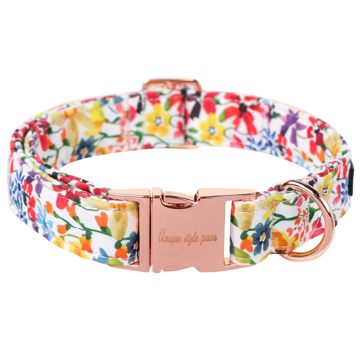 Unique Style Paws Metal Buckle Banana Leaves Dog Collar, Durable & Cute, Suitable for Small, Medium & Large Dogs, Unique Design, Superior Craftsmanship, Exceptional Customer Service